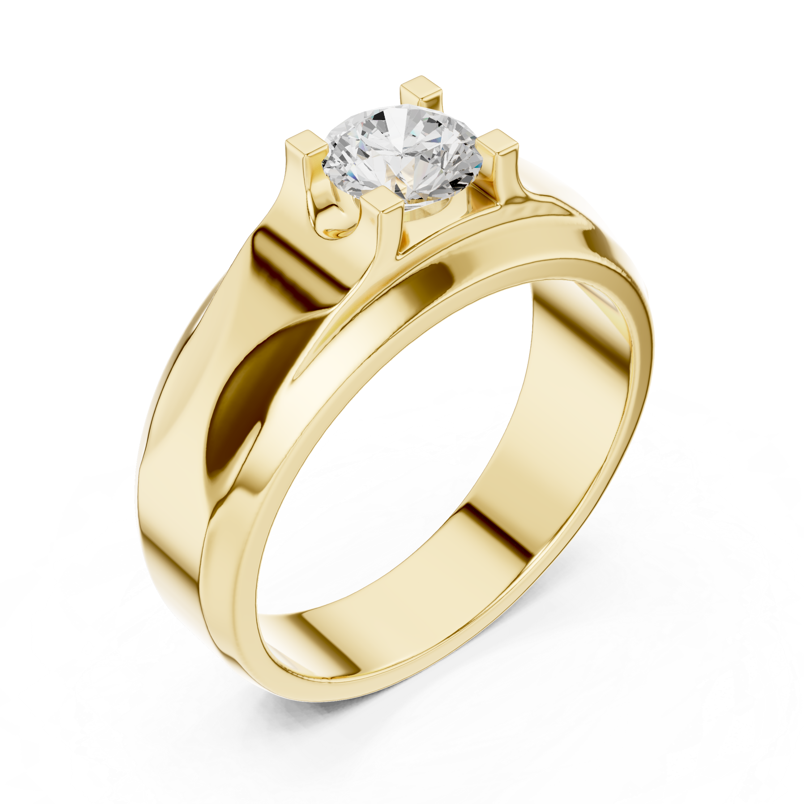 0.8 ct Round Brilliant Solitaire Lab Grown Diamond Lab Grown Diamond Ring