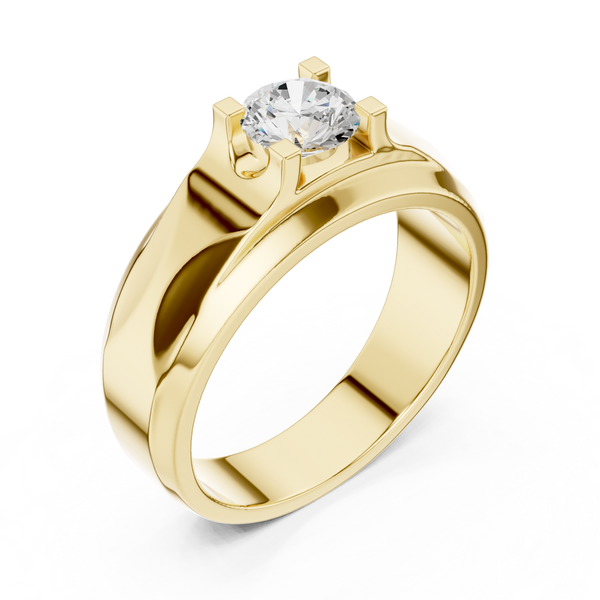 0.8 ct Round Brilliant Solitaire Lab Grown Diamond Lab Grown Diamond Ring