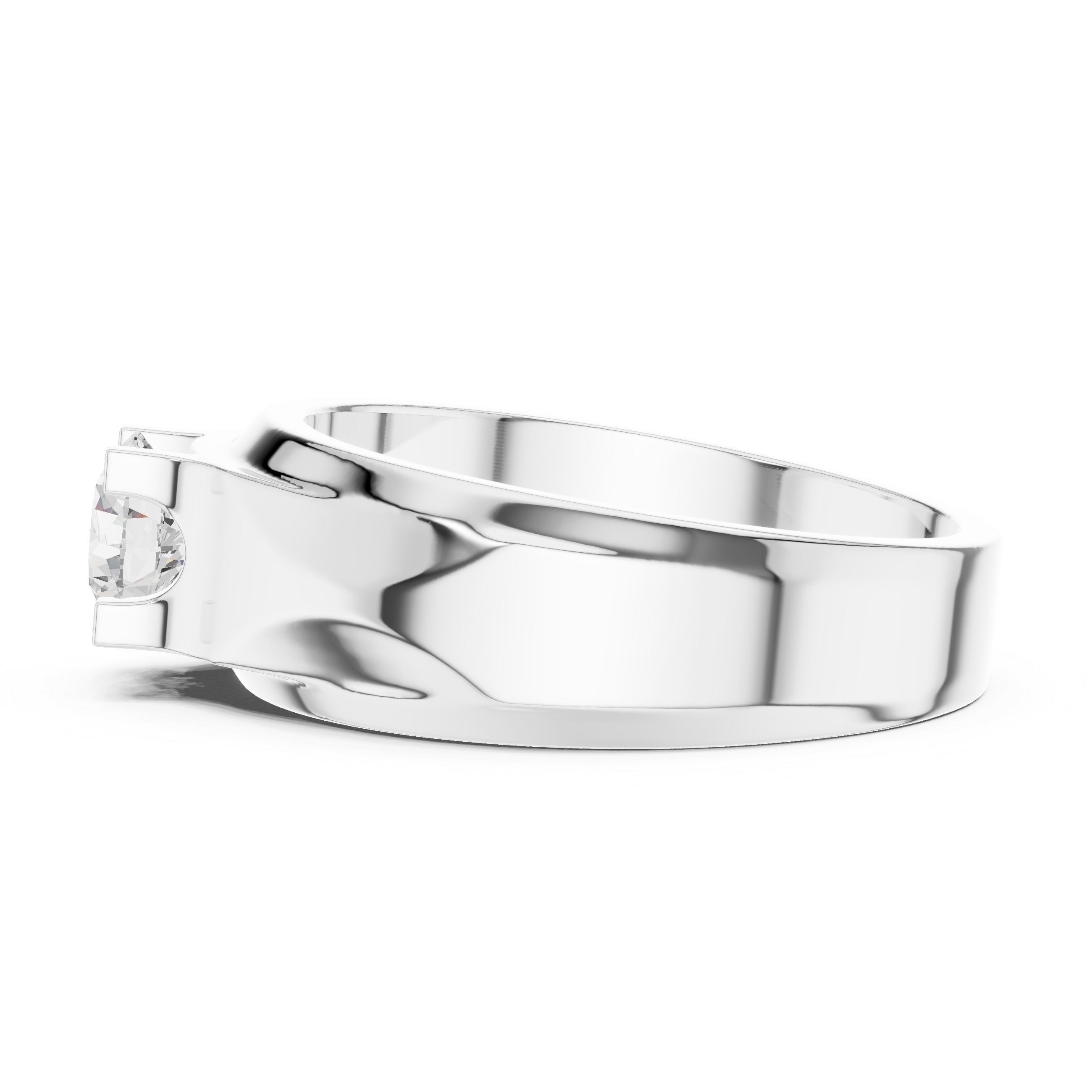 0.8 ct Round Brilliant Solitaire Lab Grown Diamond Lab Grown Diamond Ring