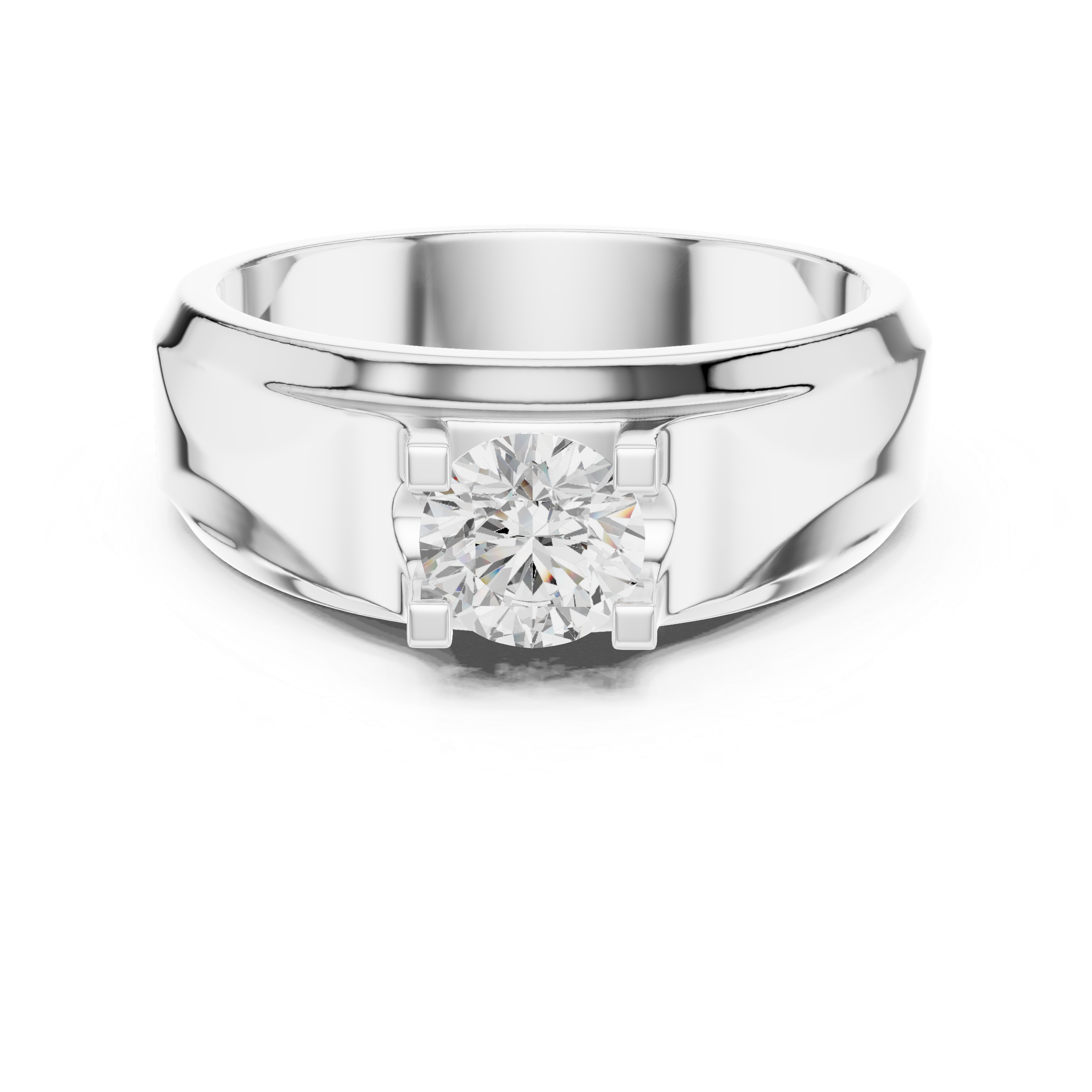 0.8 ct Round Brilliant Solitaire Lab Grown Diamond Lab Grown Diamond Ring