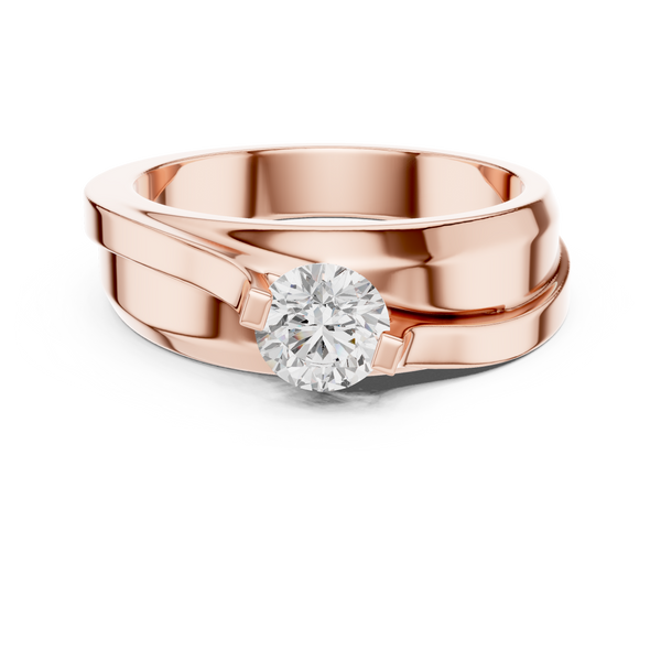 Round Solitaire Diamond Lab Grown Diamond Ring 0.8ct