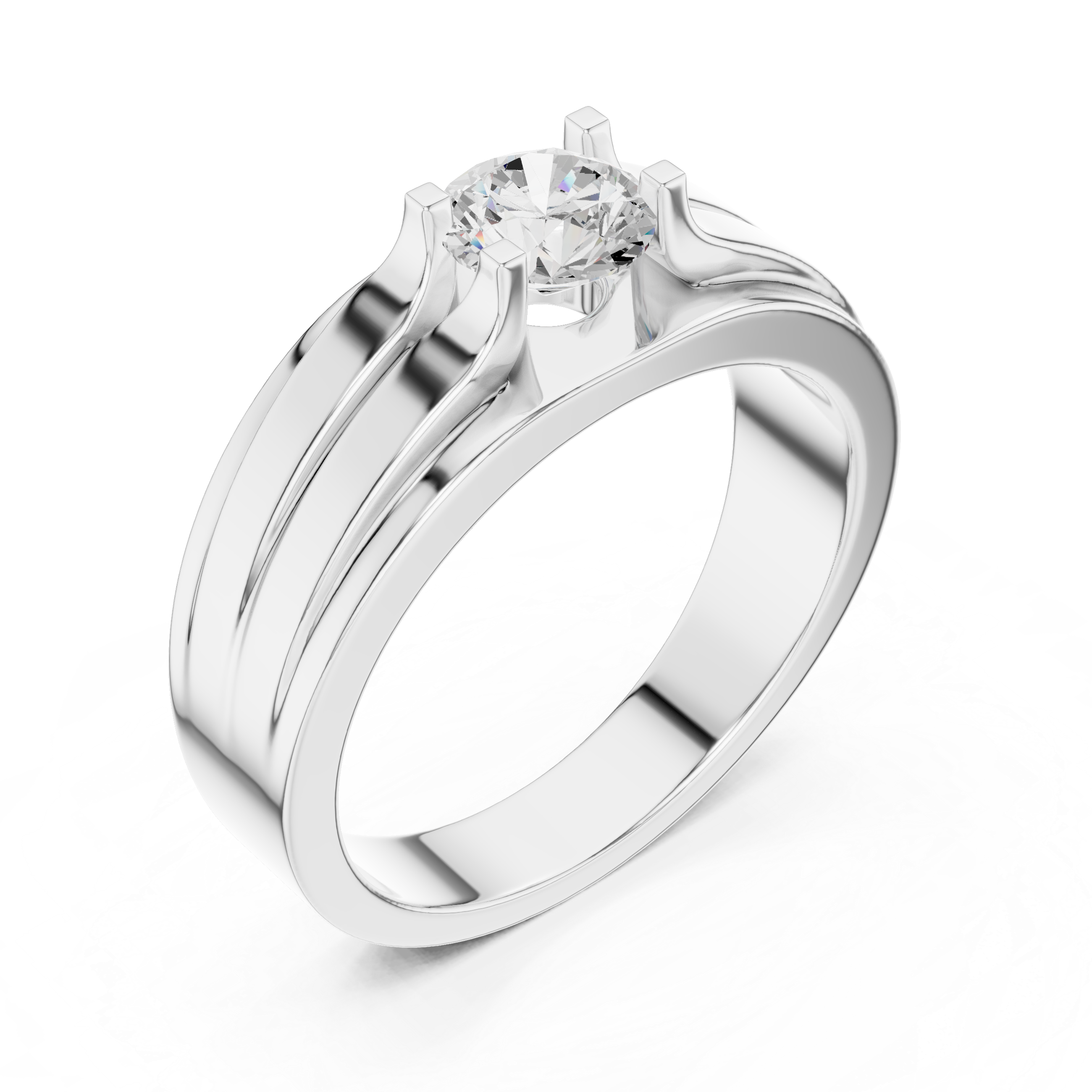 Aria 0.8 ct Round Solitaire Lab Grown Diamond Ring