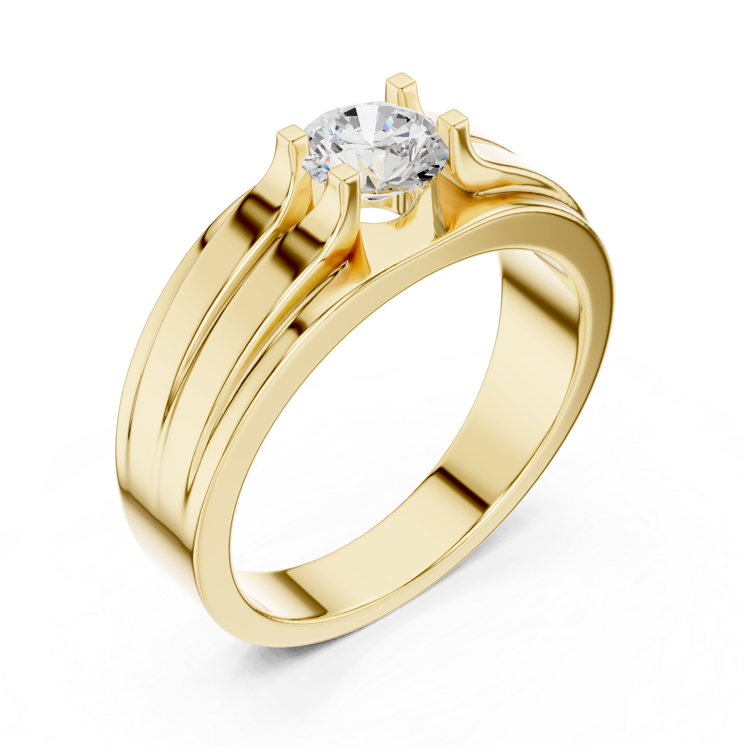 Aria 0.8 ct Round Solitaire Lab Grown Diamond Ring