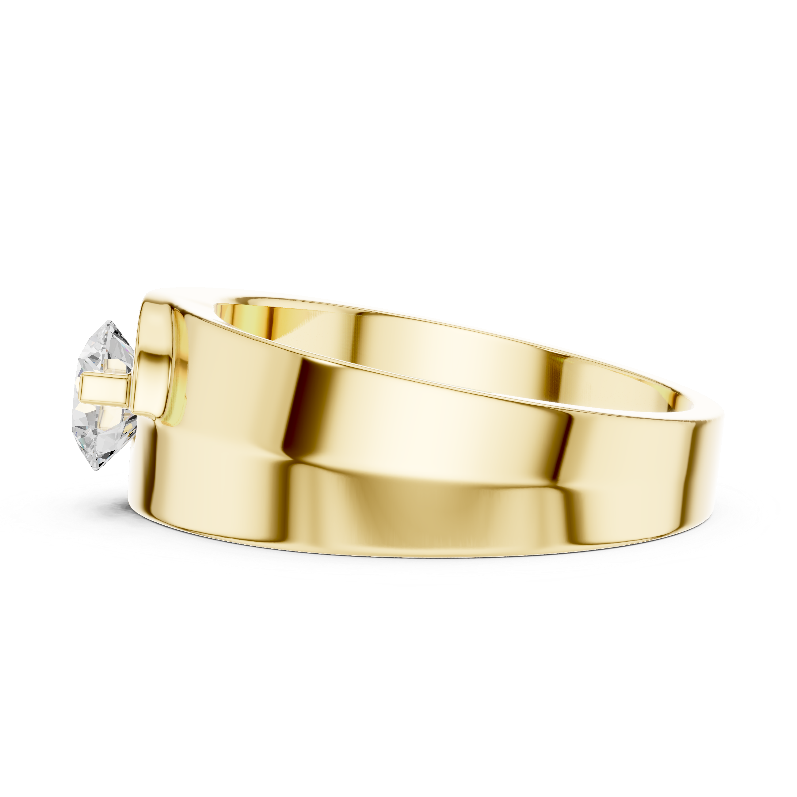 Exquisite 0.8 ct Round Diamond Lab Grown Diamond Ring