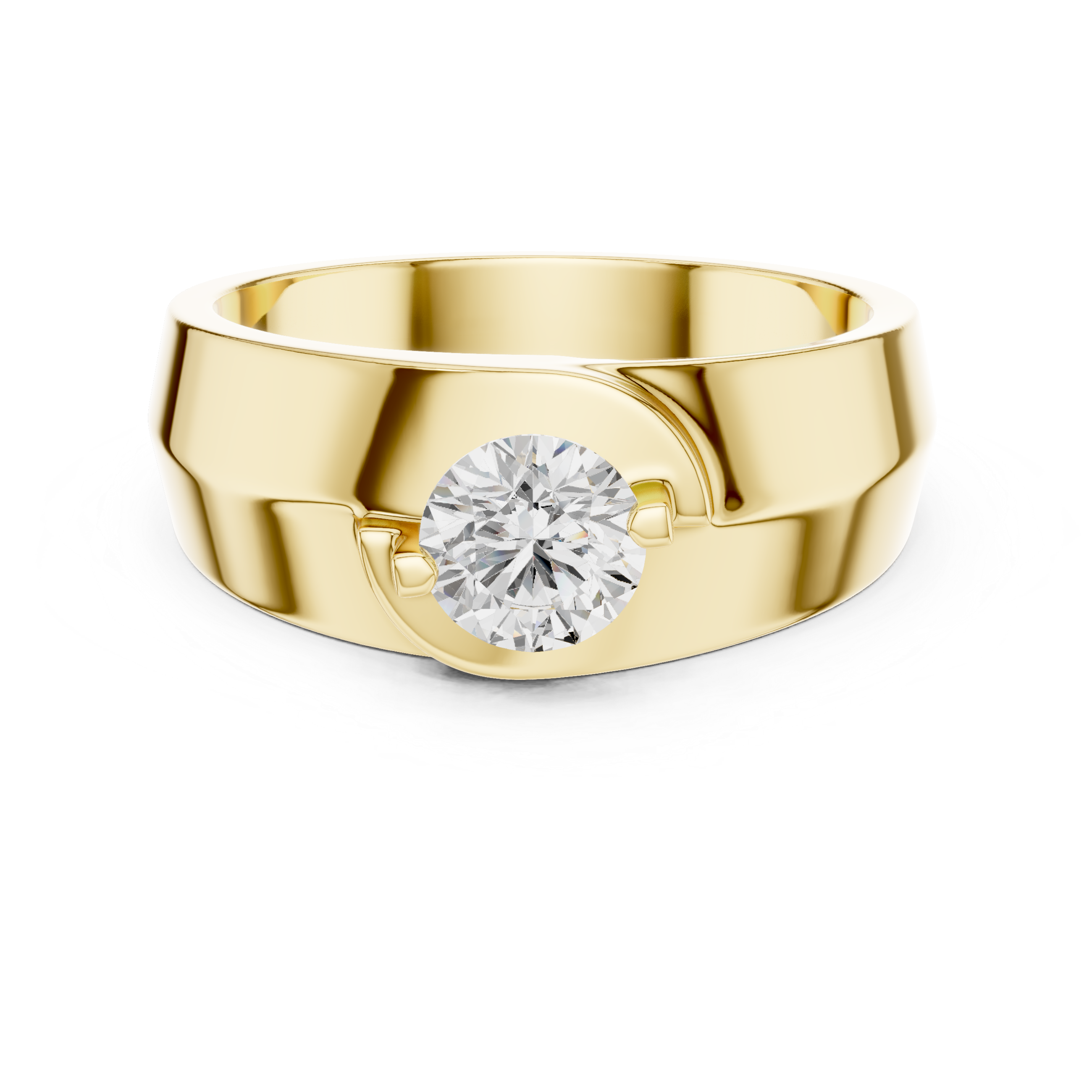 Exquisite 0.8 ct Round Diamond Lab Grown Diamond Ring
