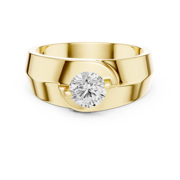 Exquisite 0.8 ct Round Diamond Lab Grown Diamond Ring