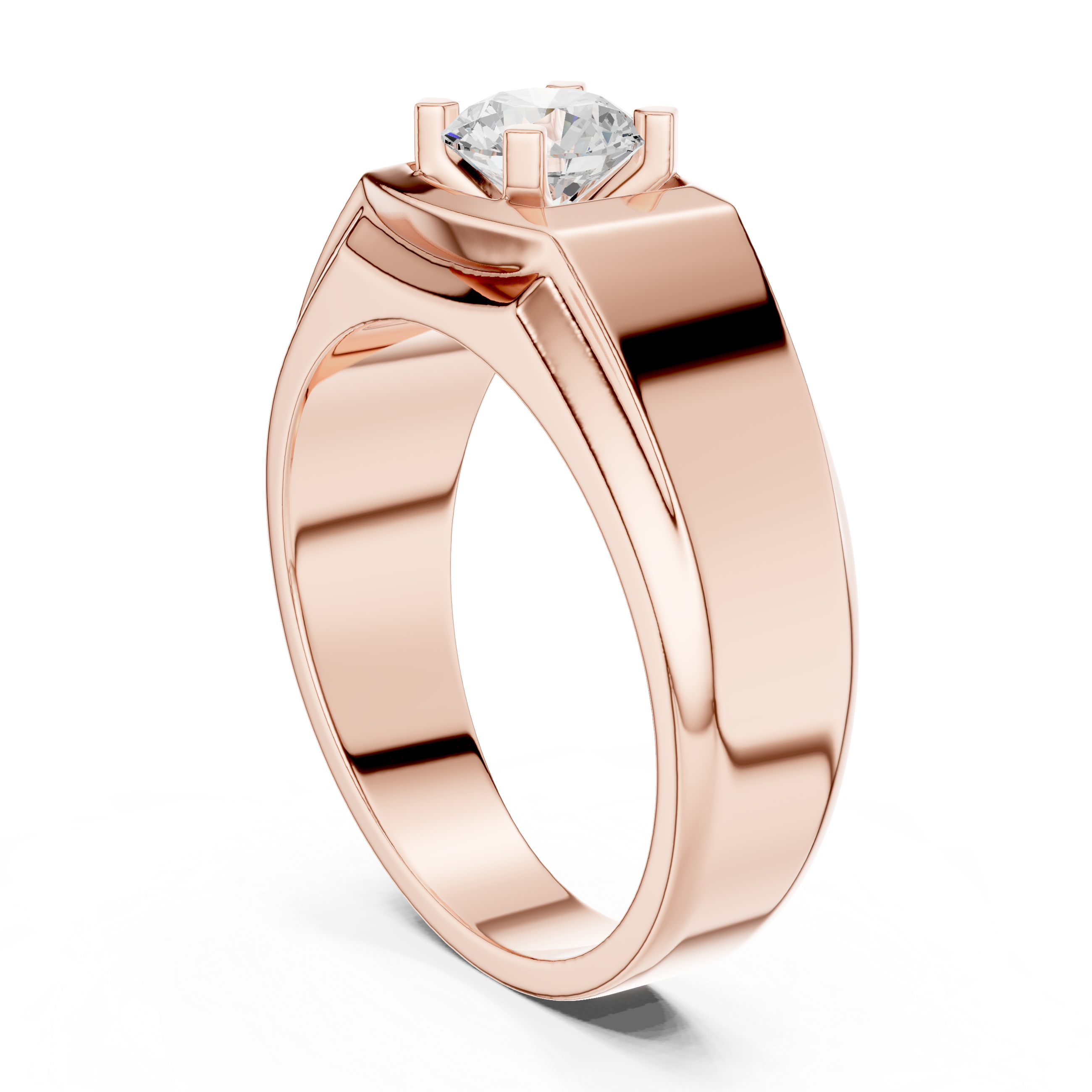 Round Brilliant 0.8 ct Diamond Solitaire