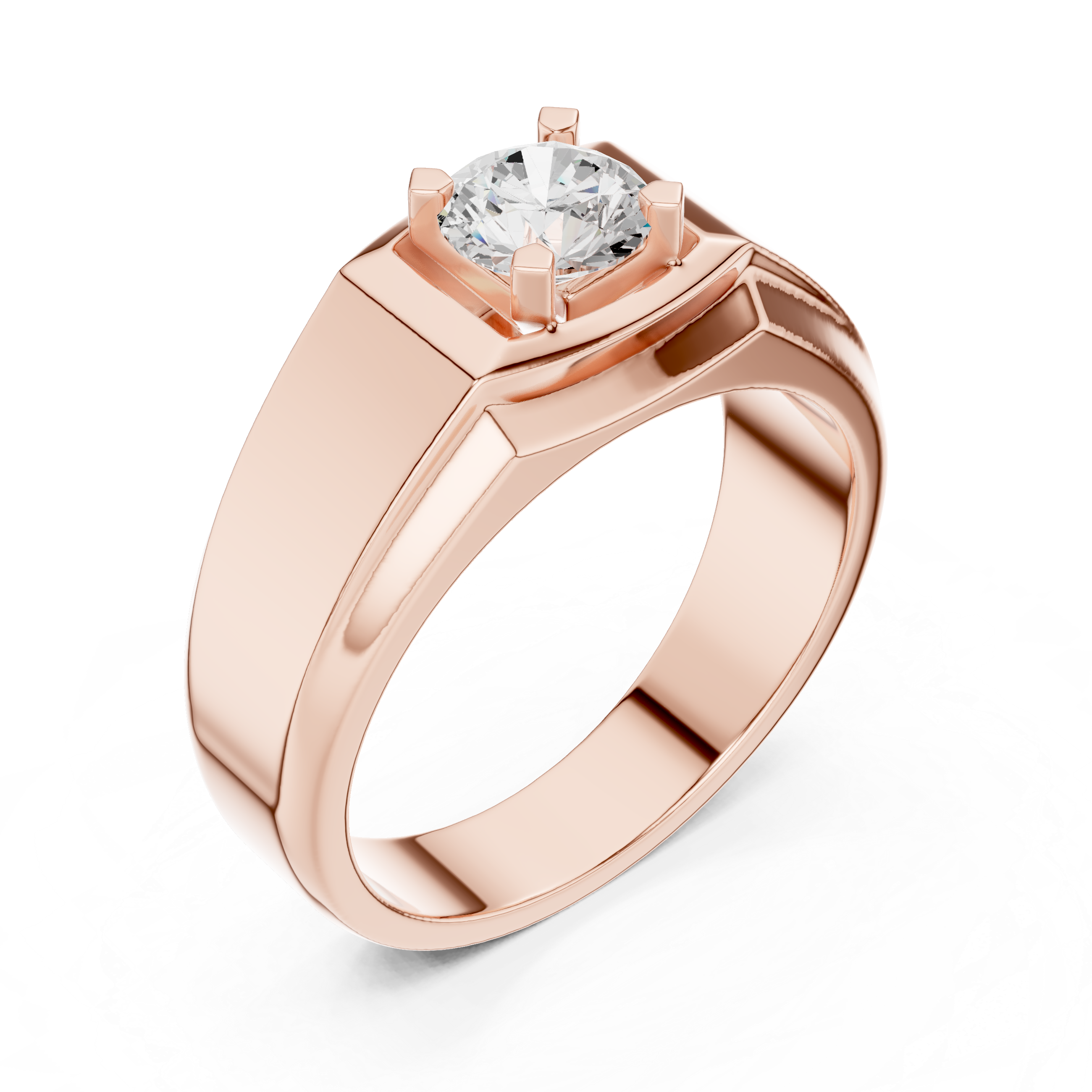 Round Brilliant 0.8 ct Diamond Solitaire