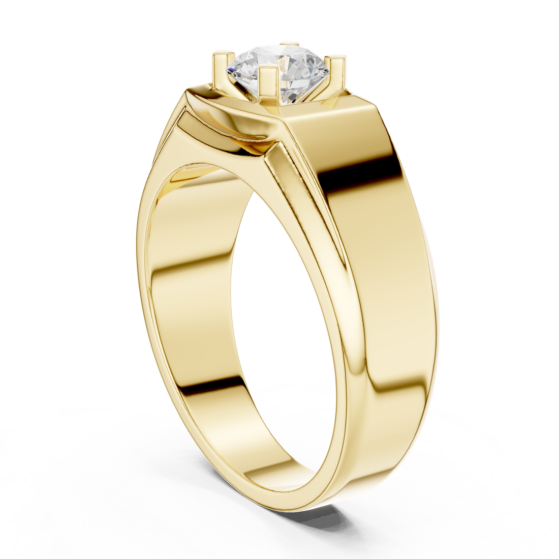 Round Brilliant 0.8 ct Diamond Solitaire