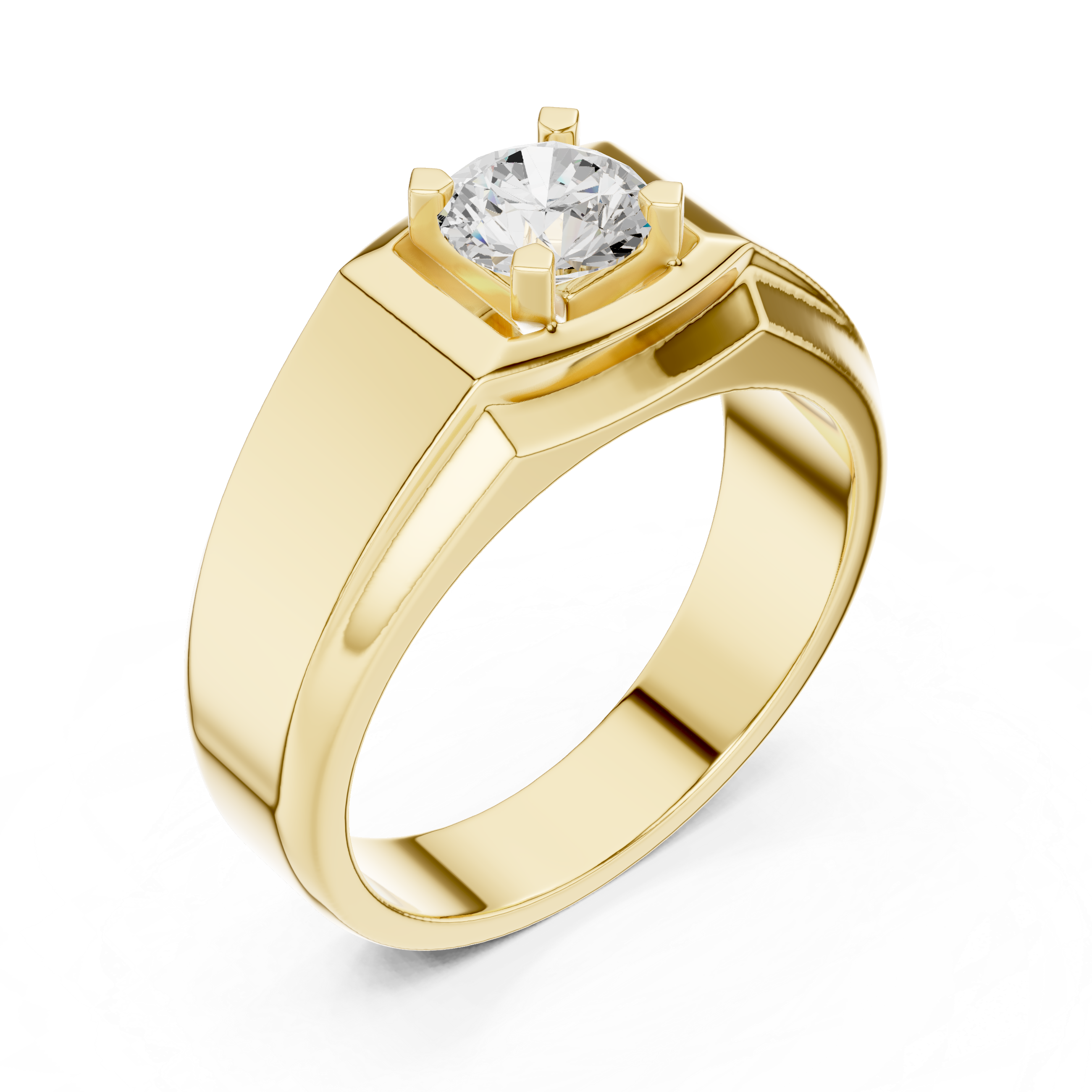 Round Brilliant 0.8 ct Diamond Solitaire