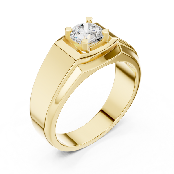 Round Brilliant 0.8 ct Diamond Solitaire