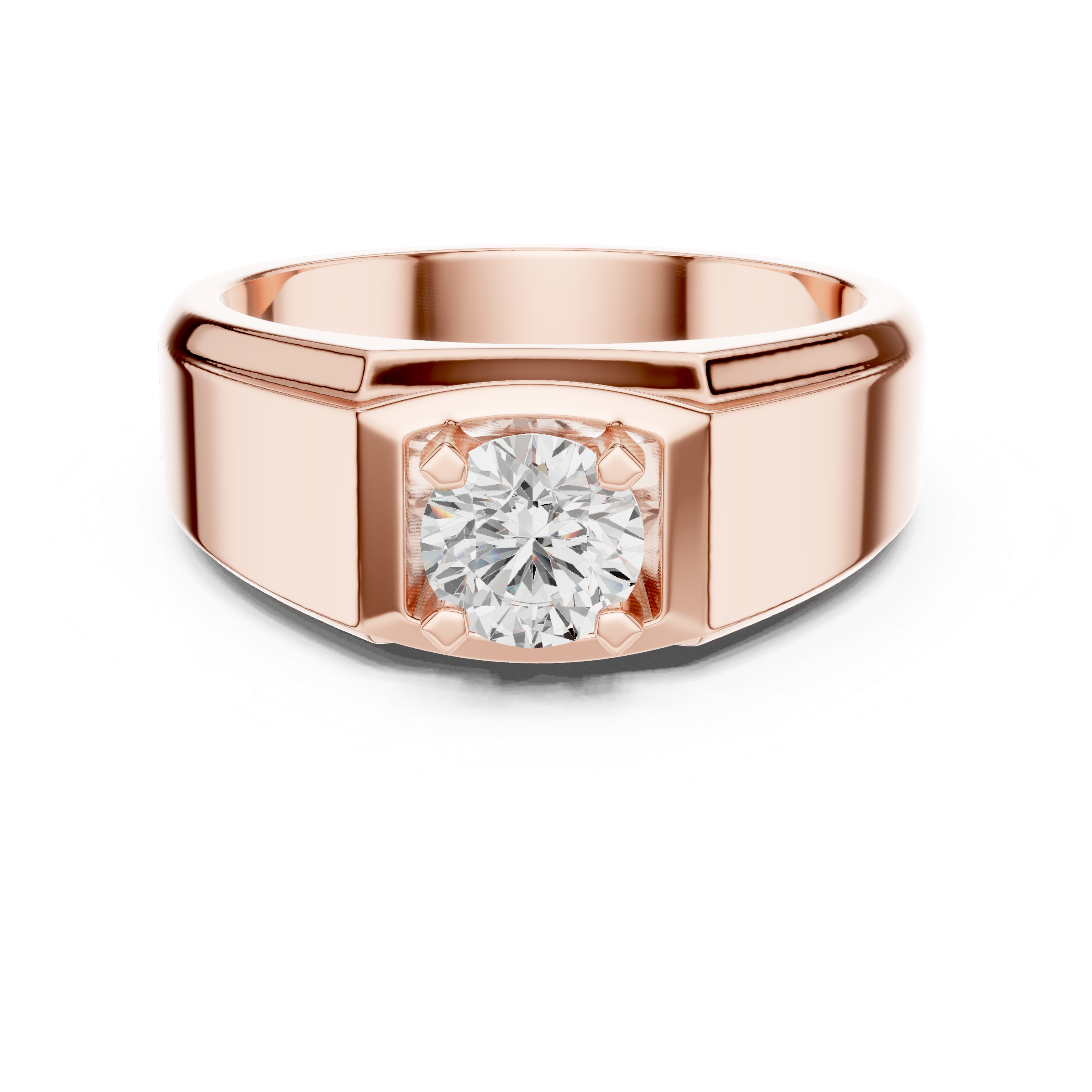 Round Brilliant 0.8 ct Diamond Solitaire