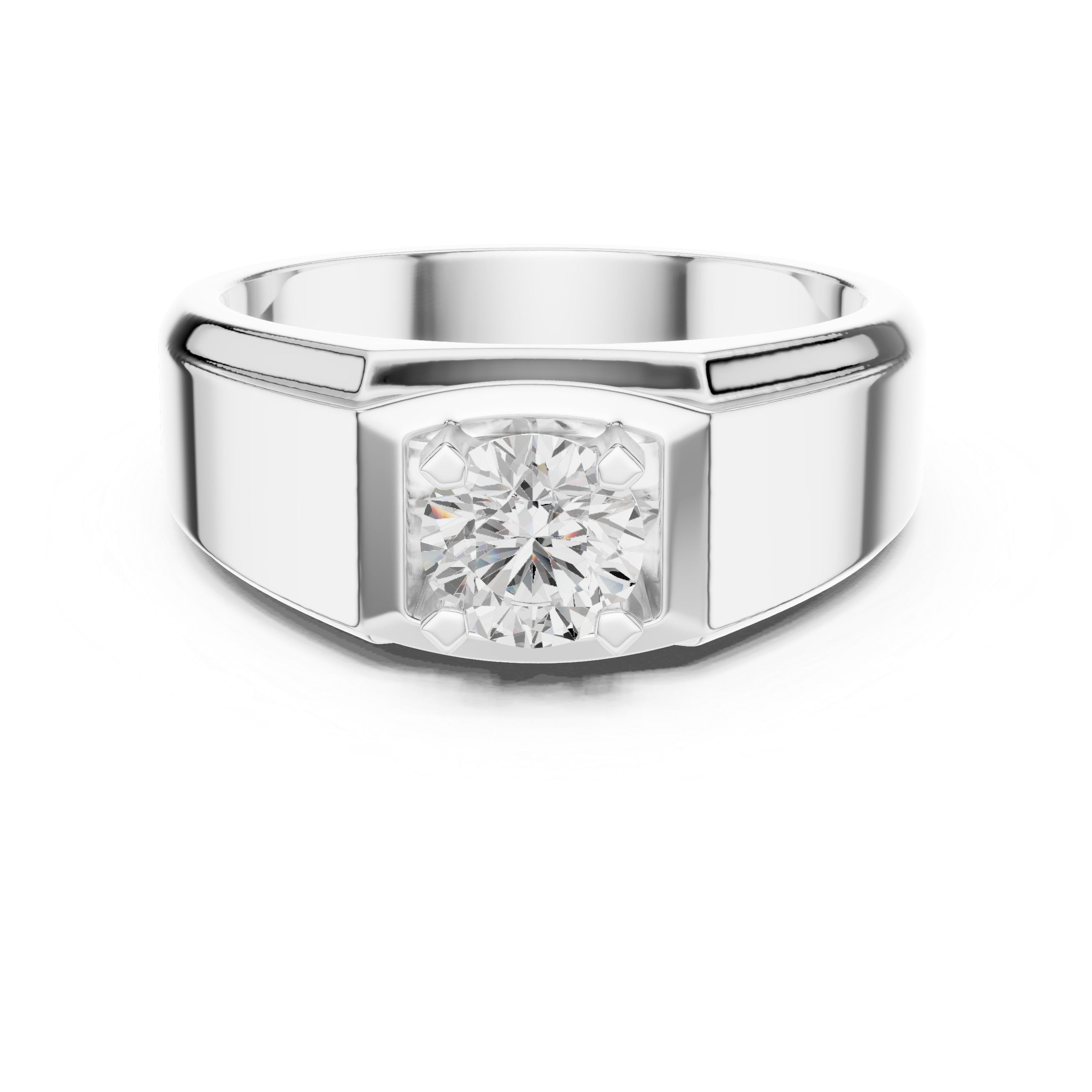 Round Brilliant 0.8 ct Diamond Solitaire