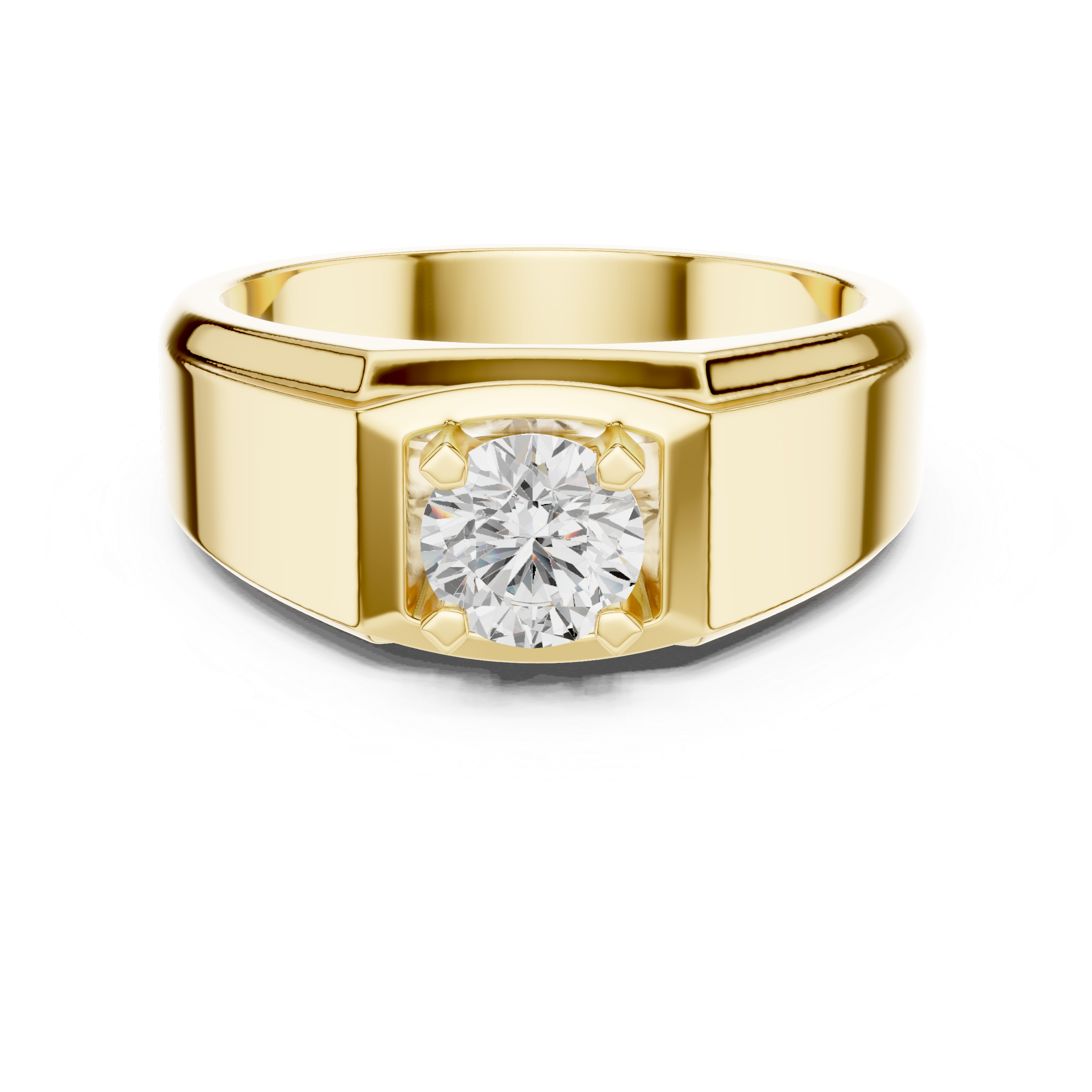 Round Brilliant 0.8 ct Diamond Solitaire