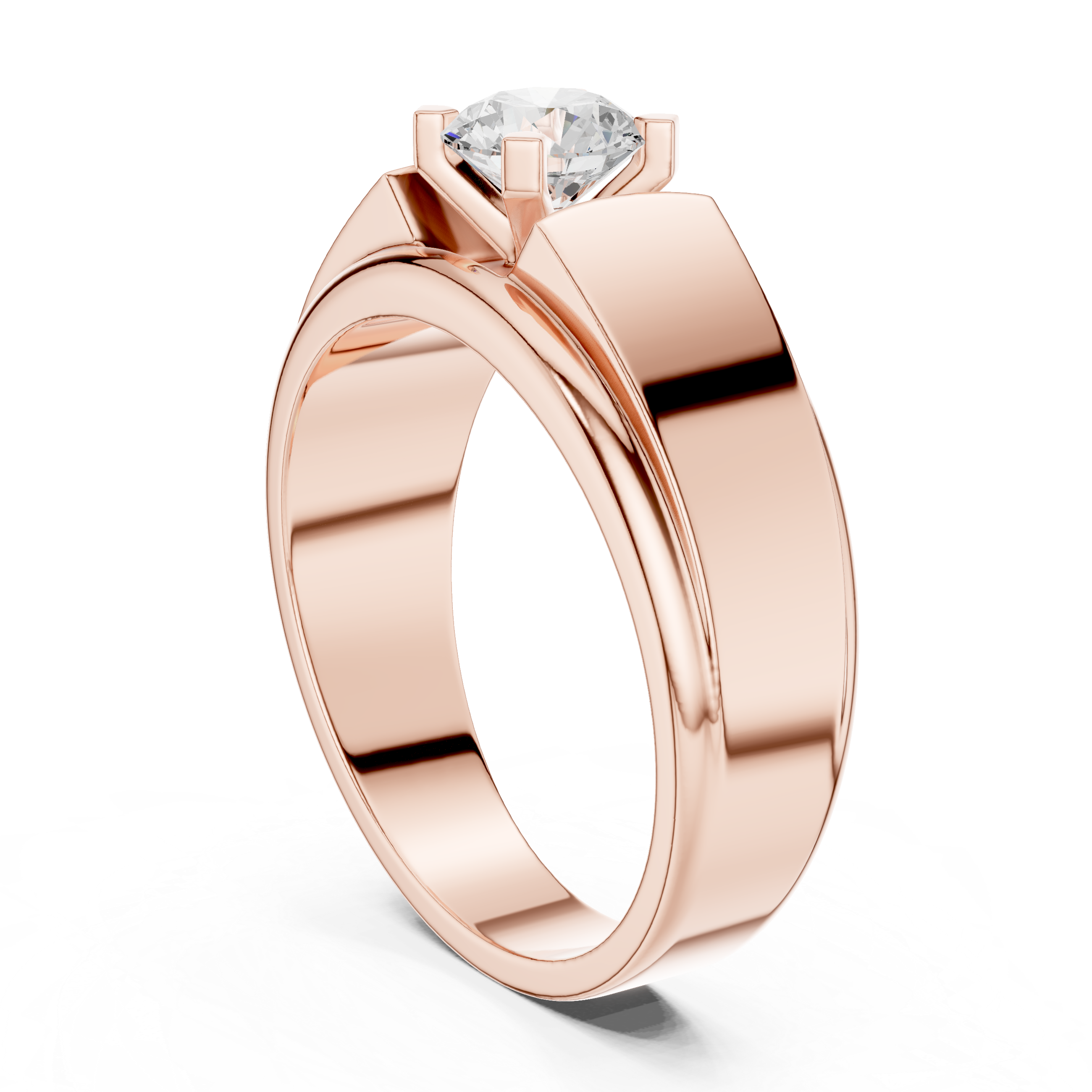 Classic 0.8 ct Round Solitaire Lab Grown Diamond Ring