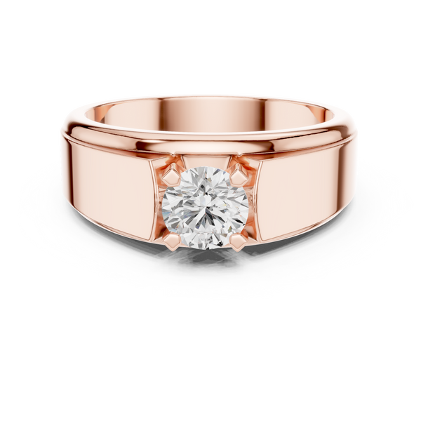 Classic 0.8 ct Round Solitaire Lab Grown Diamond Ring