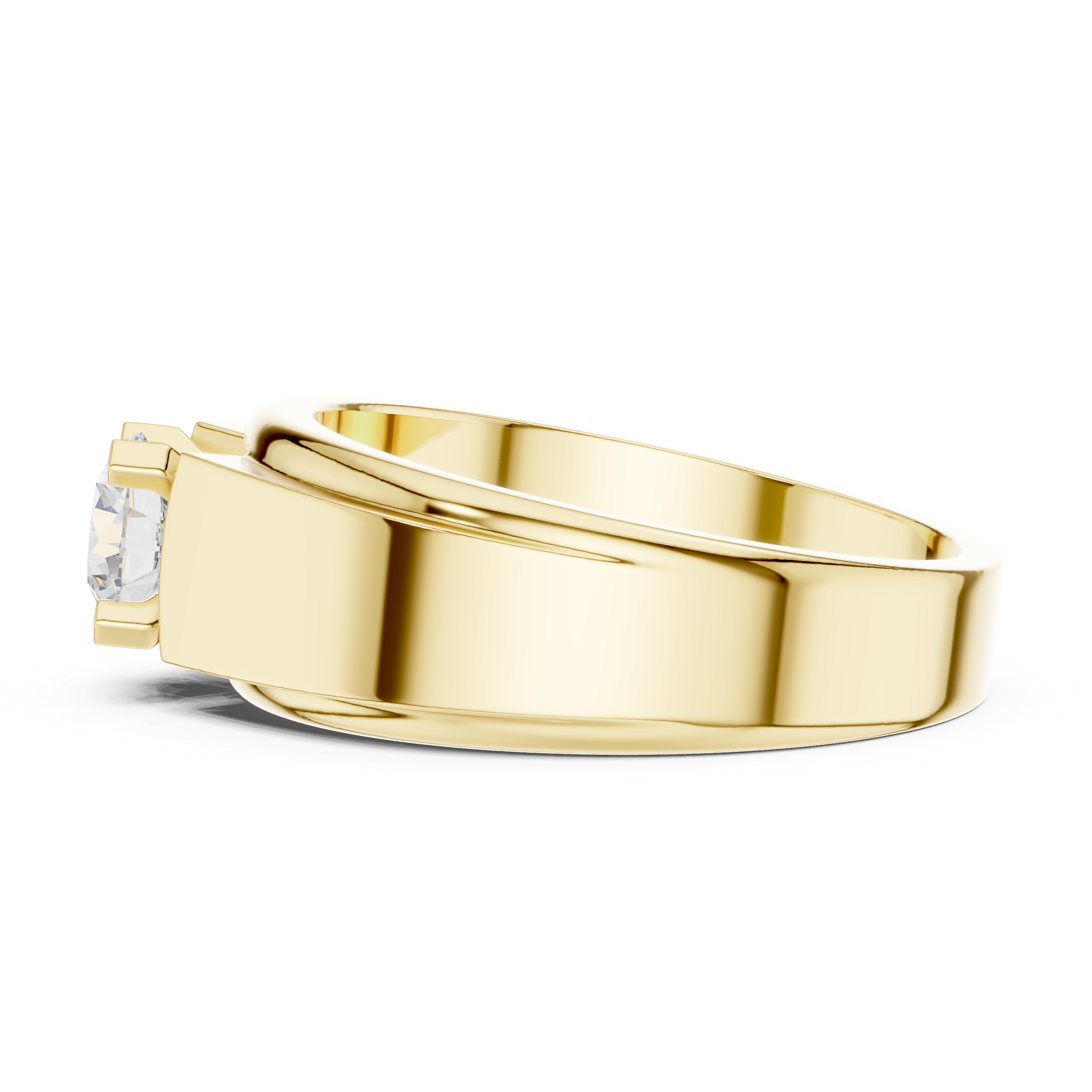 Classic 0.8 ct Round Solitaire Lab Grown Diamond Ring