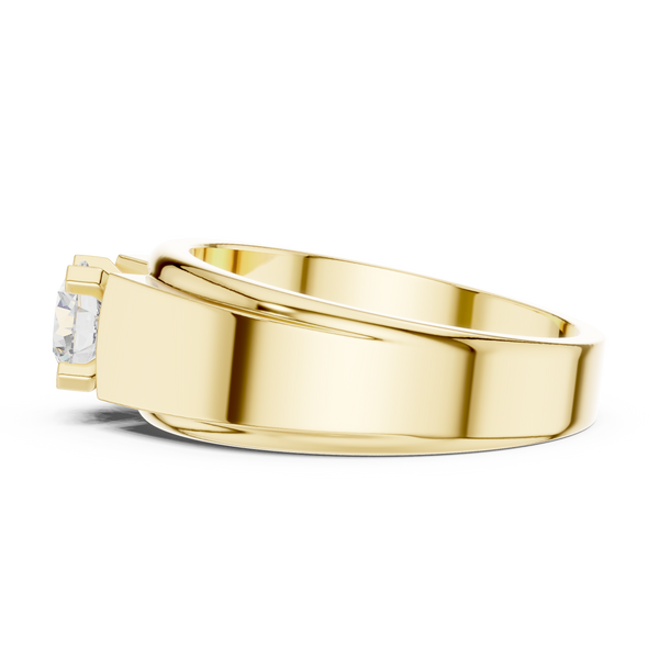 Classic 0.8 ct Round Solitaire Lab Grown Diamond Ring