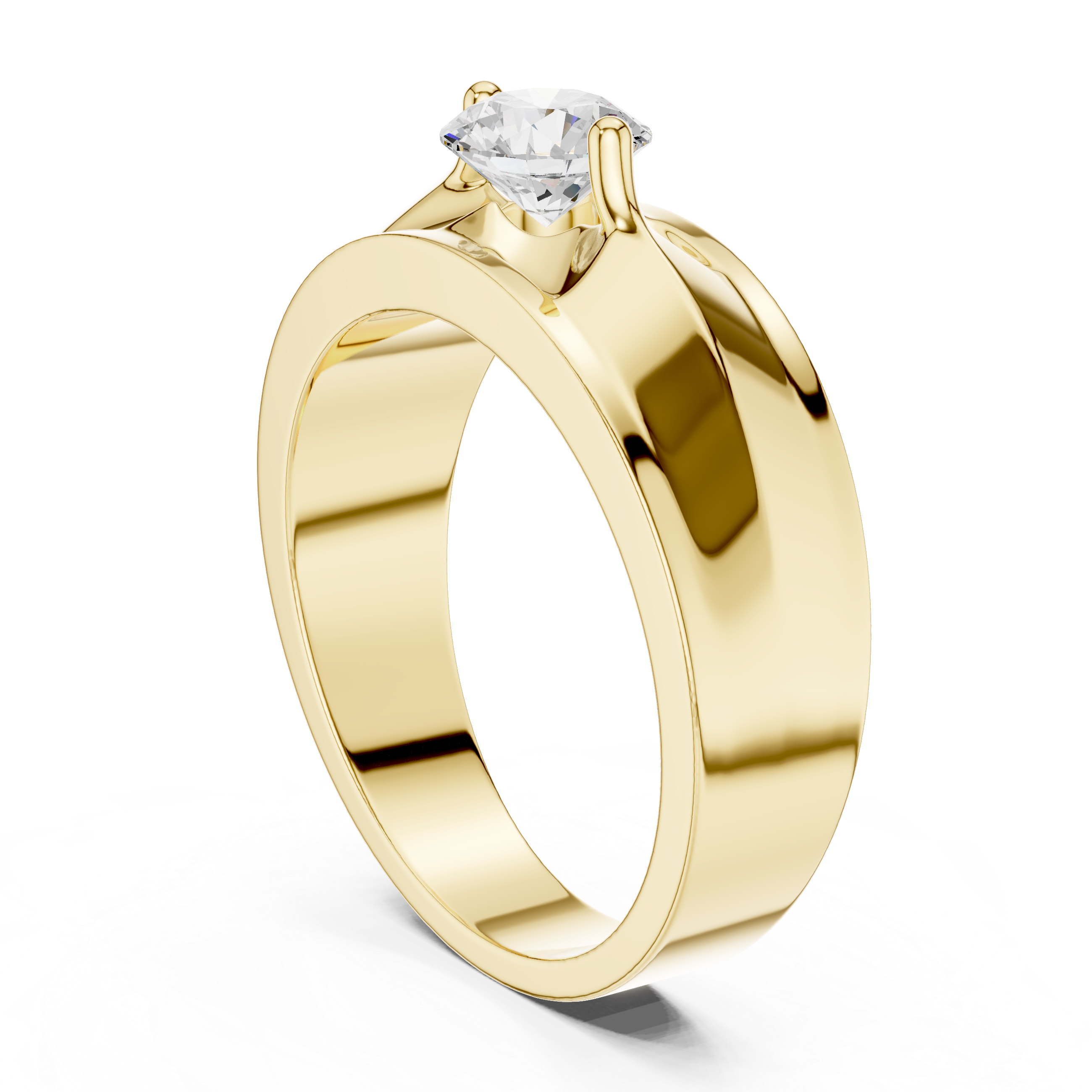 0.8 ct Round Diamond Lab Grown Diamond Ring