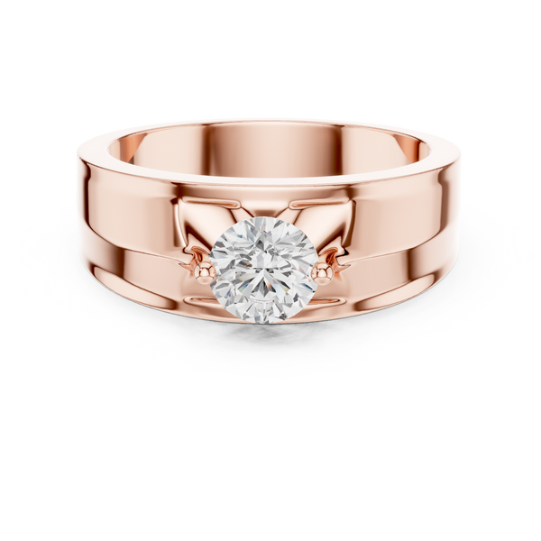 0.8 ct Round Diamond Lab Grown Diamond Ring