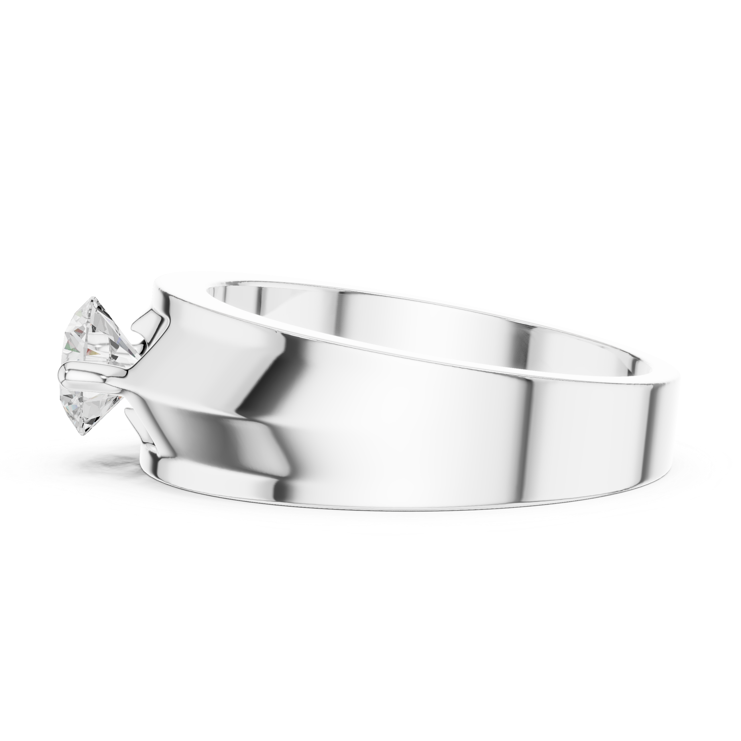 0.8 ct Round Diamond Lab Grown Diamond Ring