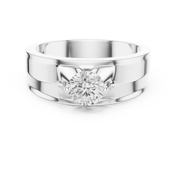 0.8 ct Round Diamond Lab Grown Diamond Ring