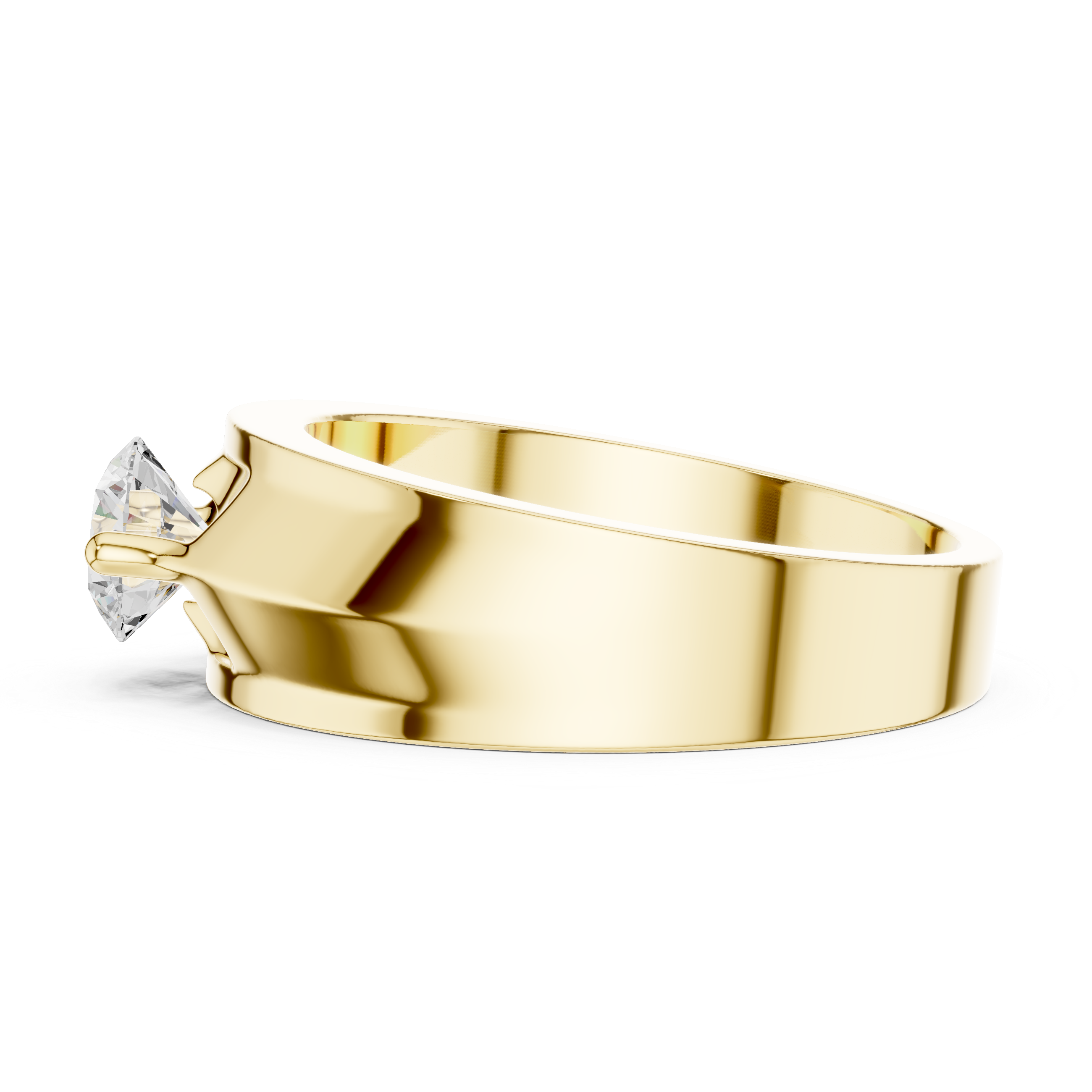 0.8 ct Round Diamond Lab Grown Diamond Ring