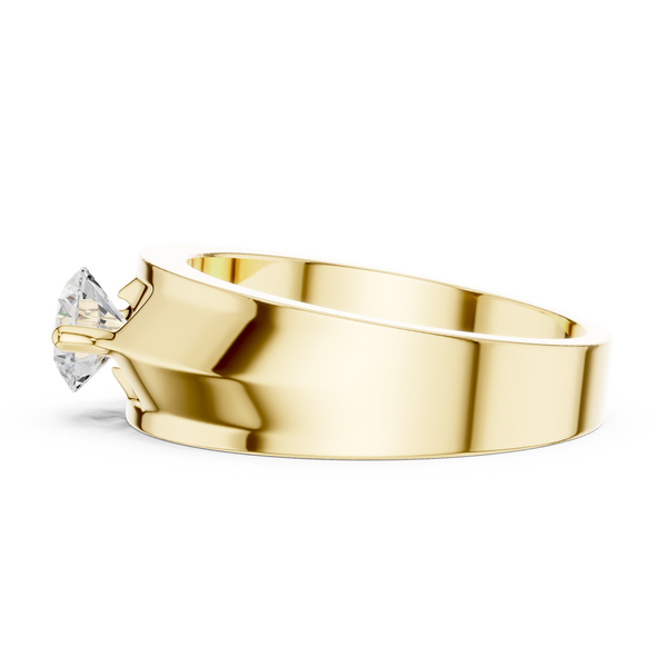0.8 ct Round Diamond Lab Grown Diamond Ring
