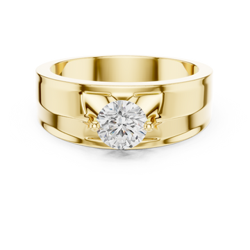 0.8 ct Round Diamond Lab Grown Diamond Ring