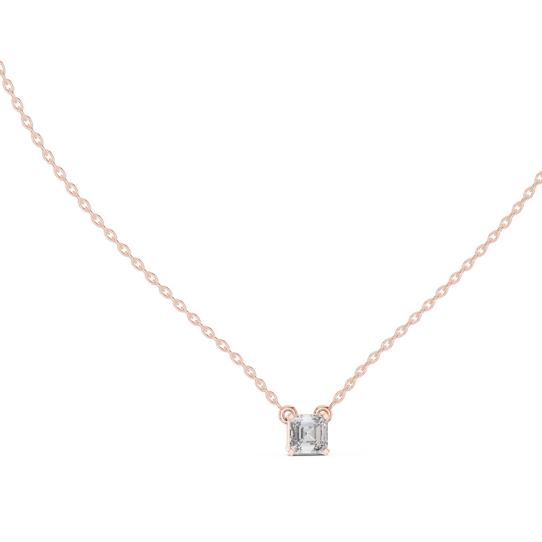 Twin Flame lab grown diamond pendant