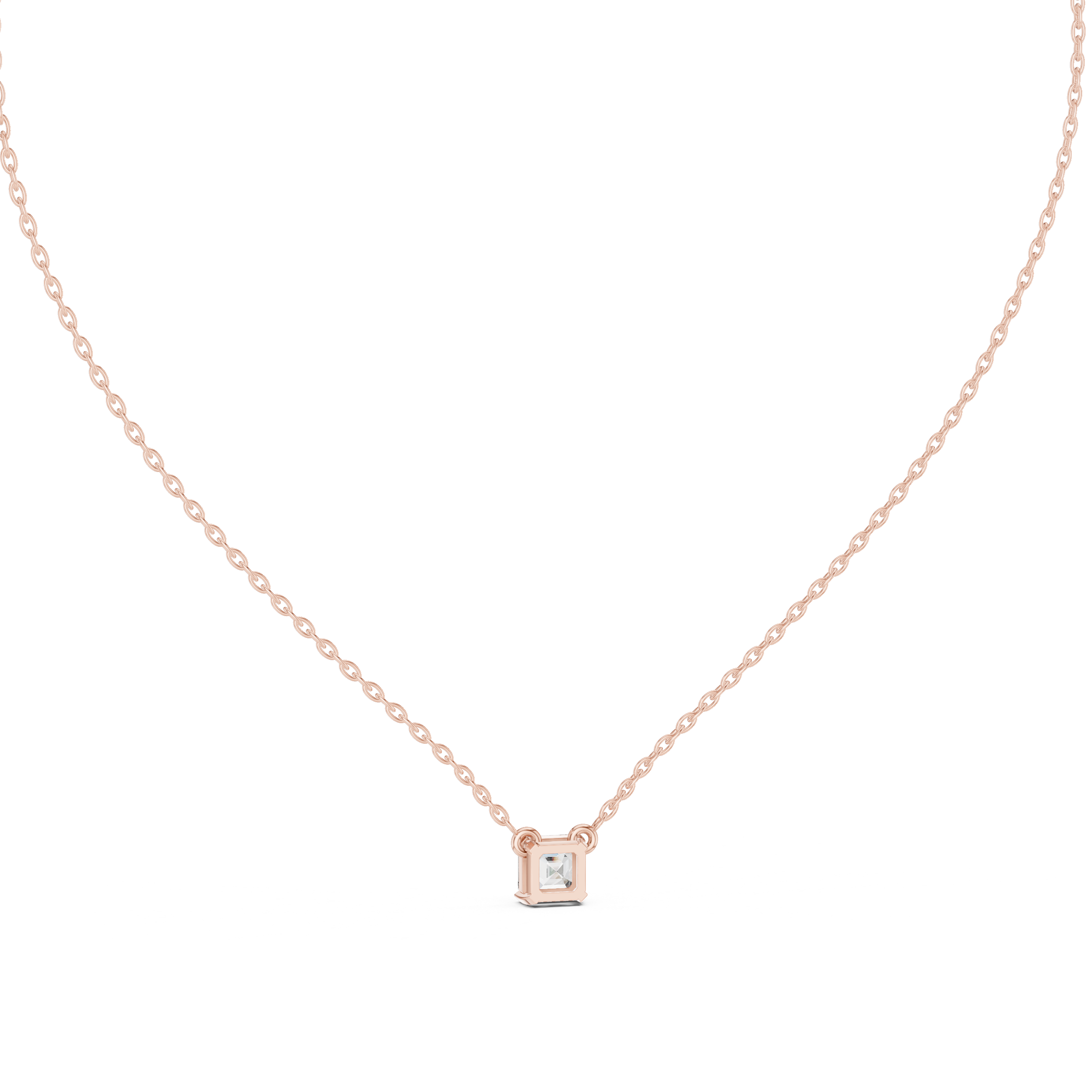 Twin Flame lab grown diamond pendant