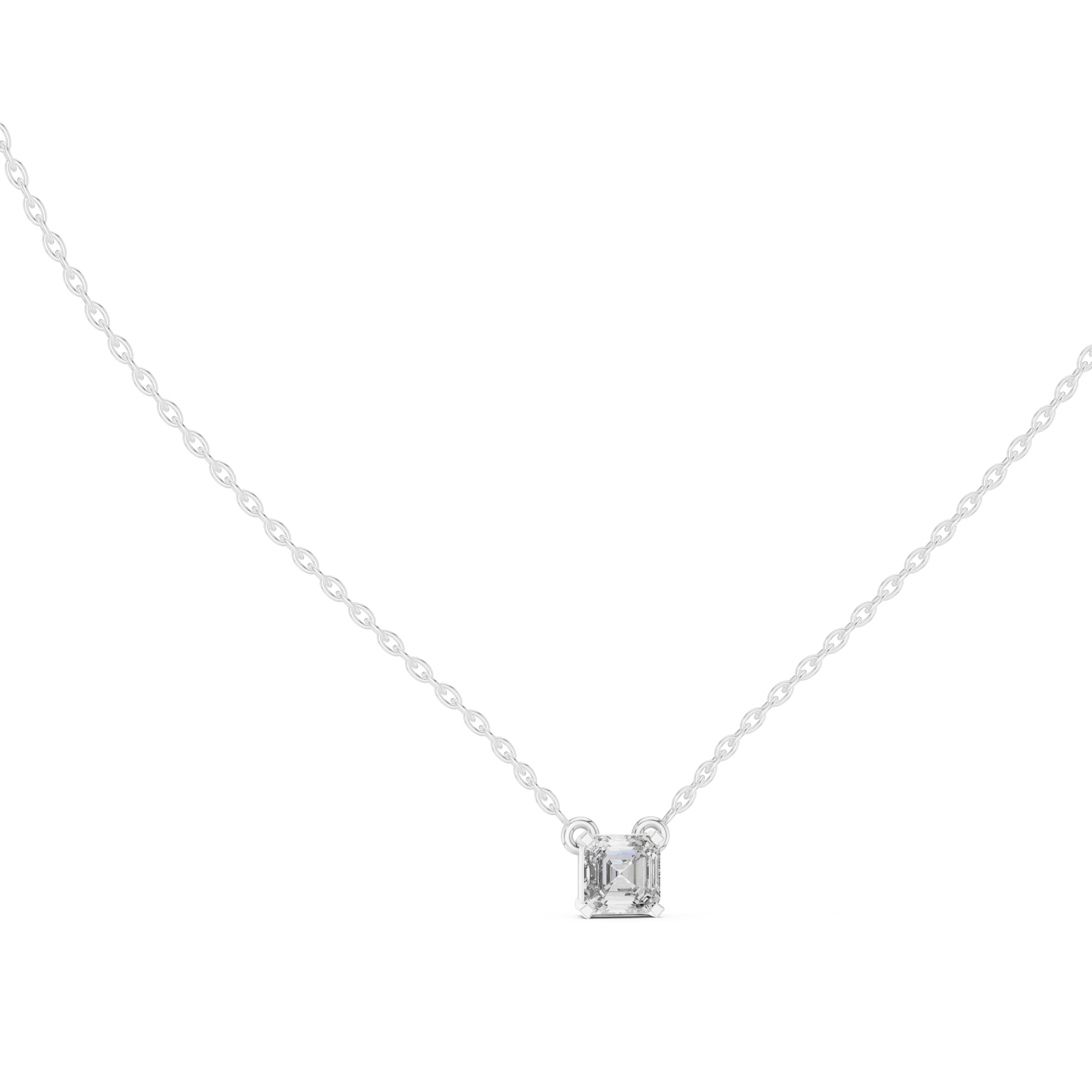 Twin Flame lab grown diamond pendant