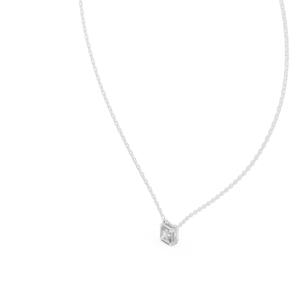 Twin Flame lab grown diamond pendant