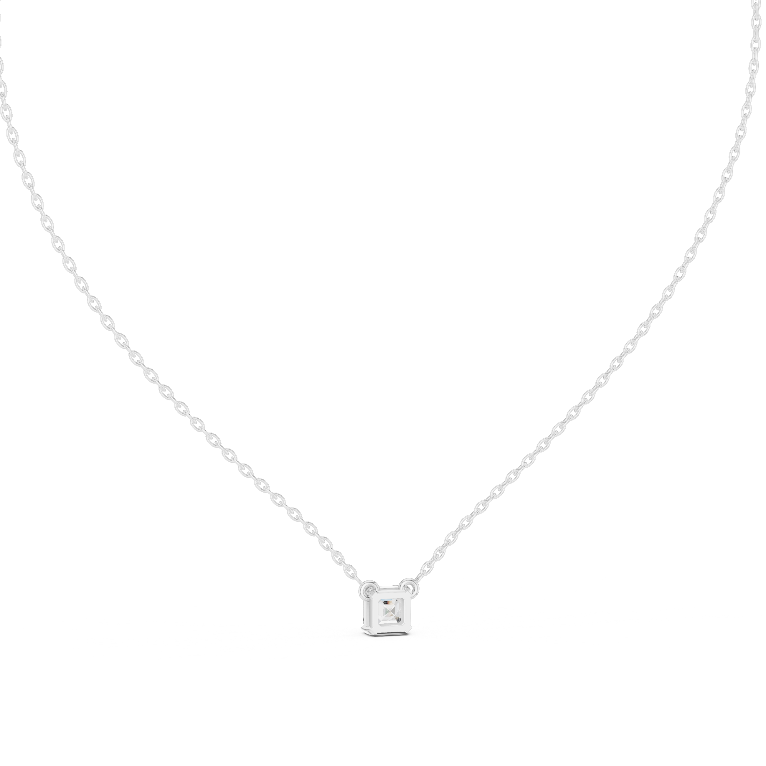 Twin Flame lab grown diamond pendant