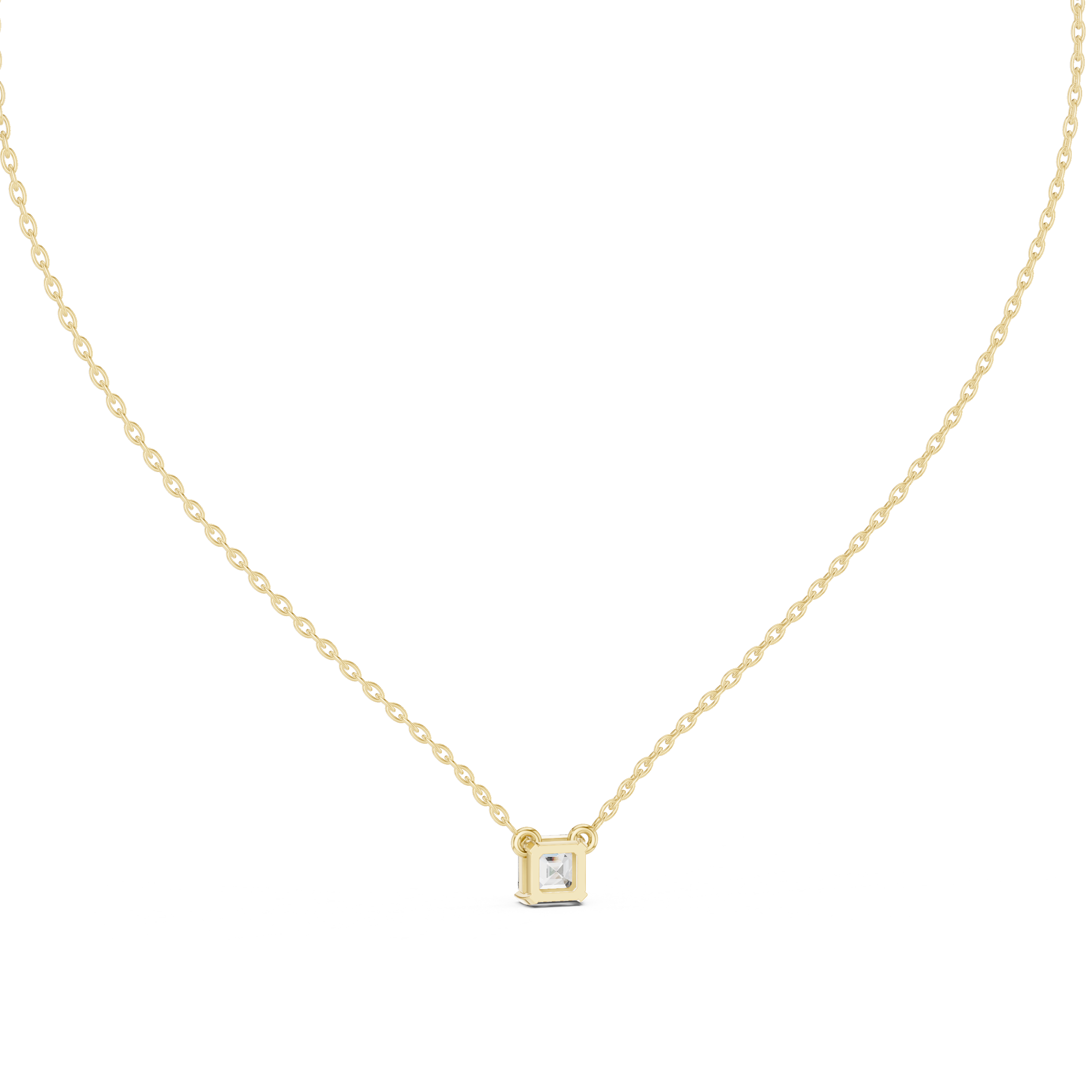 Twin Flame lab grown diamond pendant