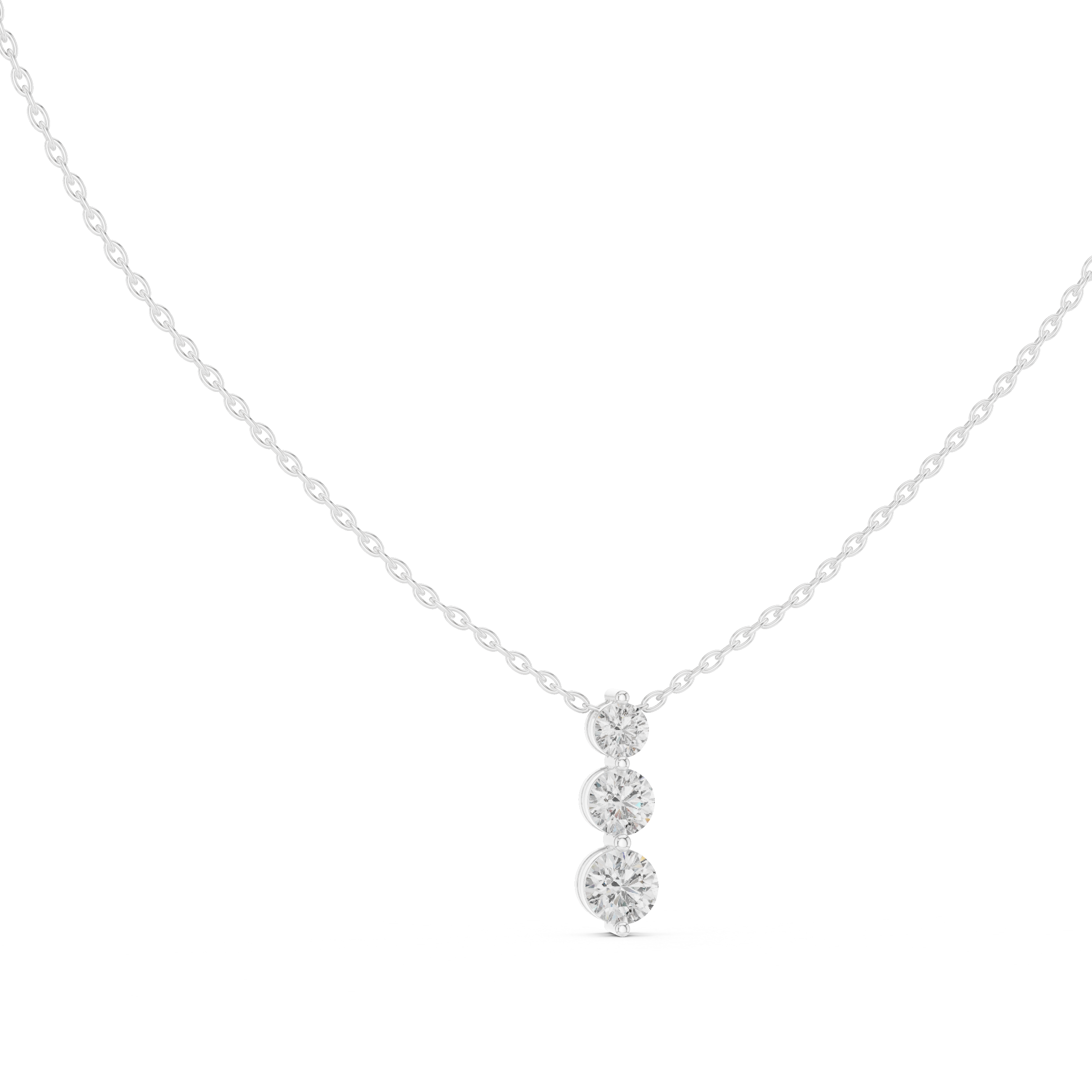 Ocean Breeze lab grown diamond pendant