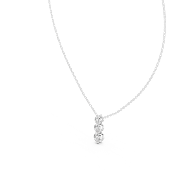 Ocean Breeze lab grown diamond pendant