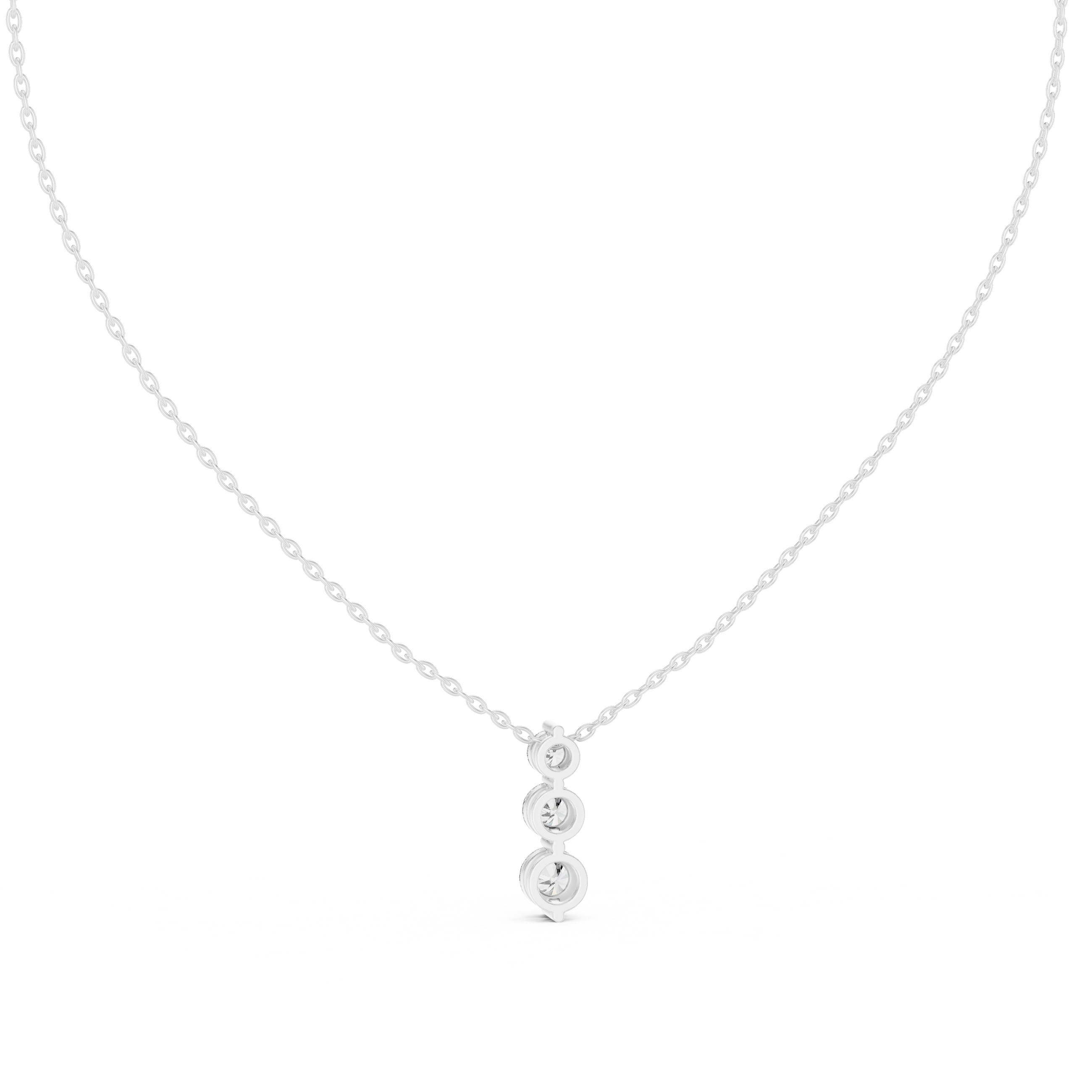 Ocean Breeze lab grown diamond pendant