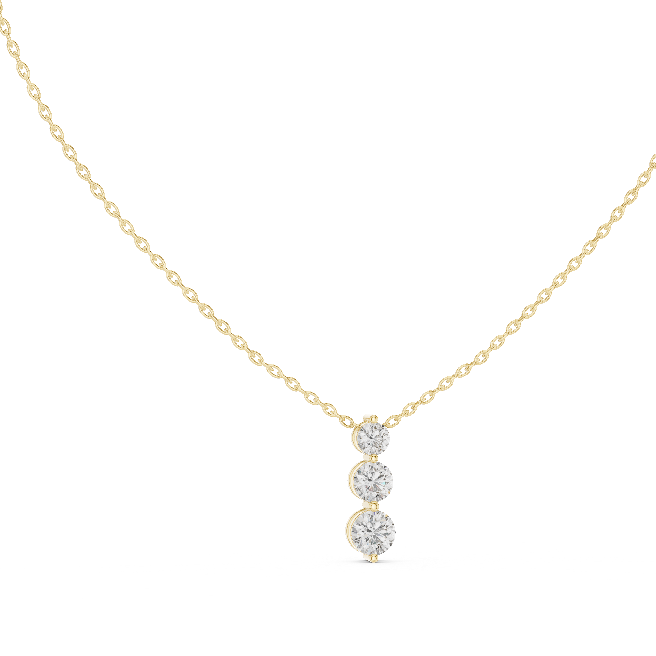 Ocean Breeze lab grown diamond pendant