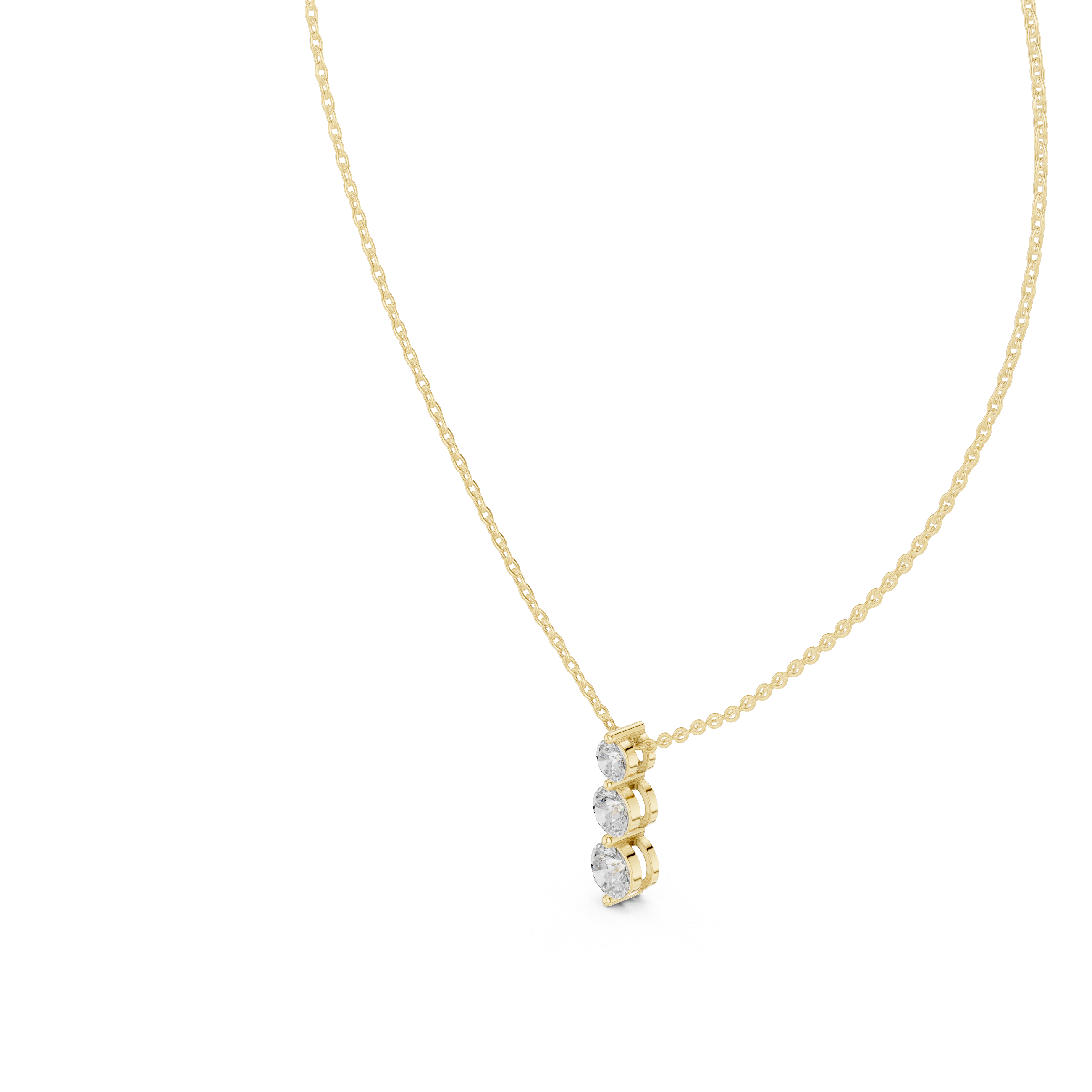 Ocean Breeze lab grown diamond pendant