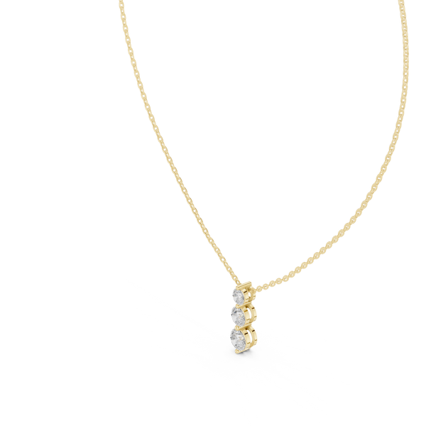 Ocean Breeze lab grown diamond pendant