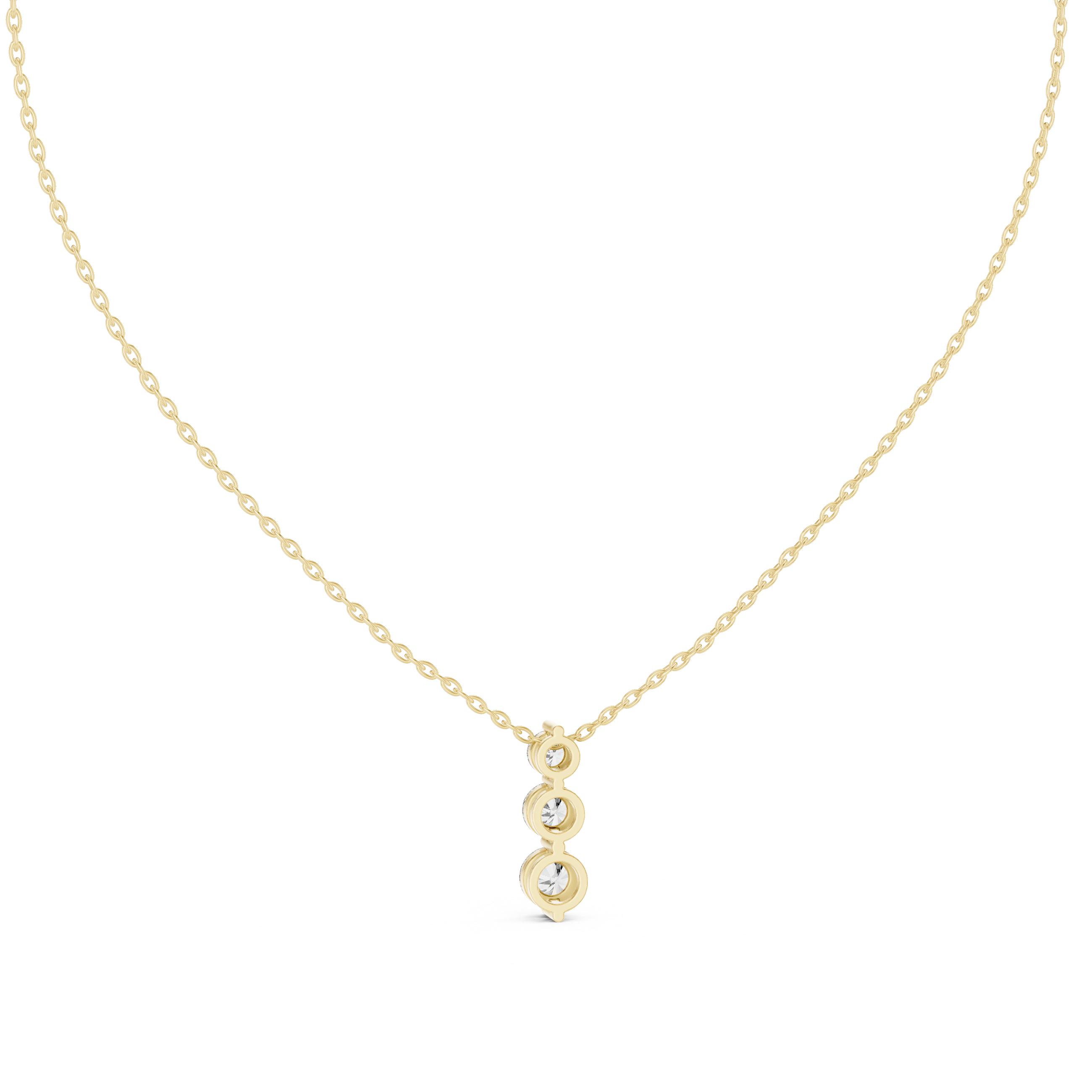 Ocean Breeze lab grown diamond pendant