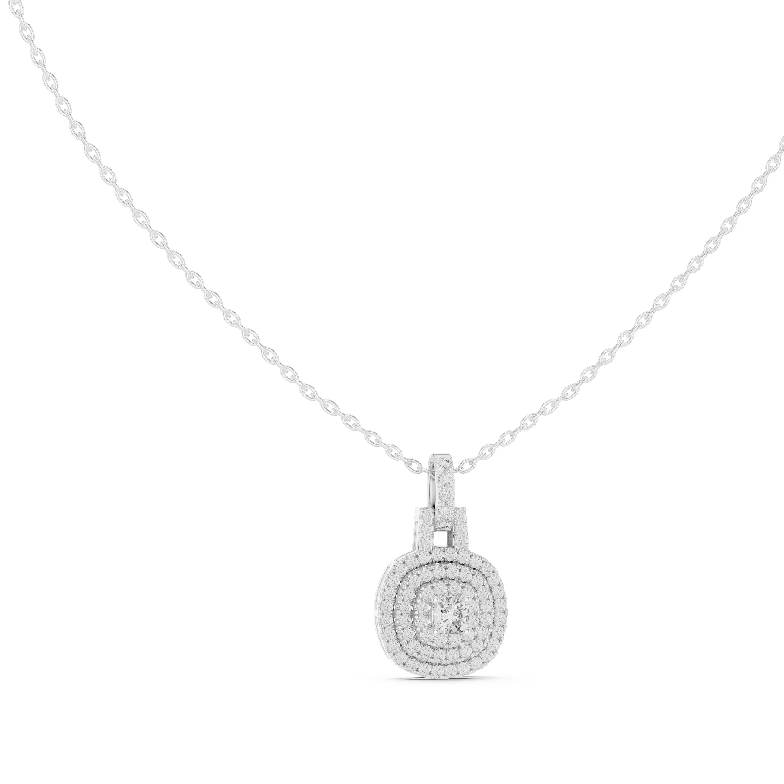 Fairy Dust lab grown diamond pendant