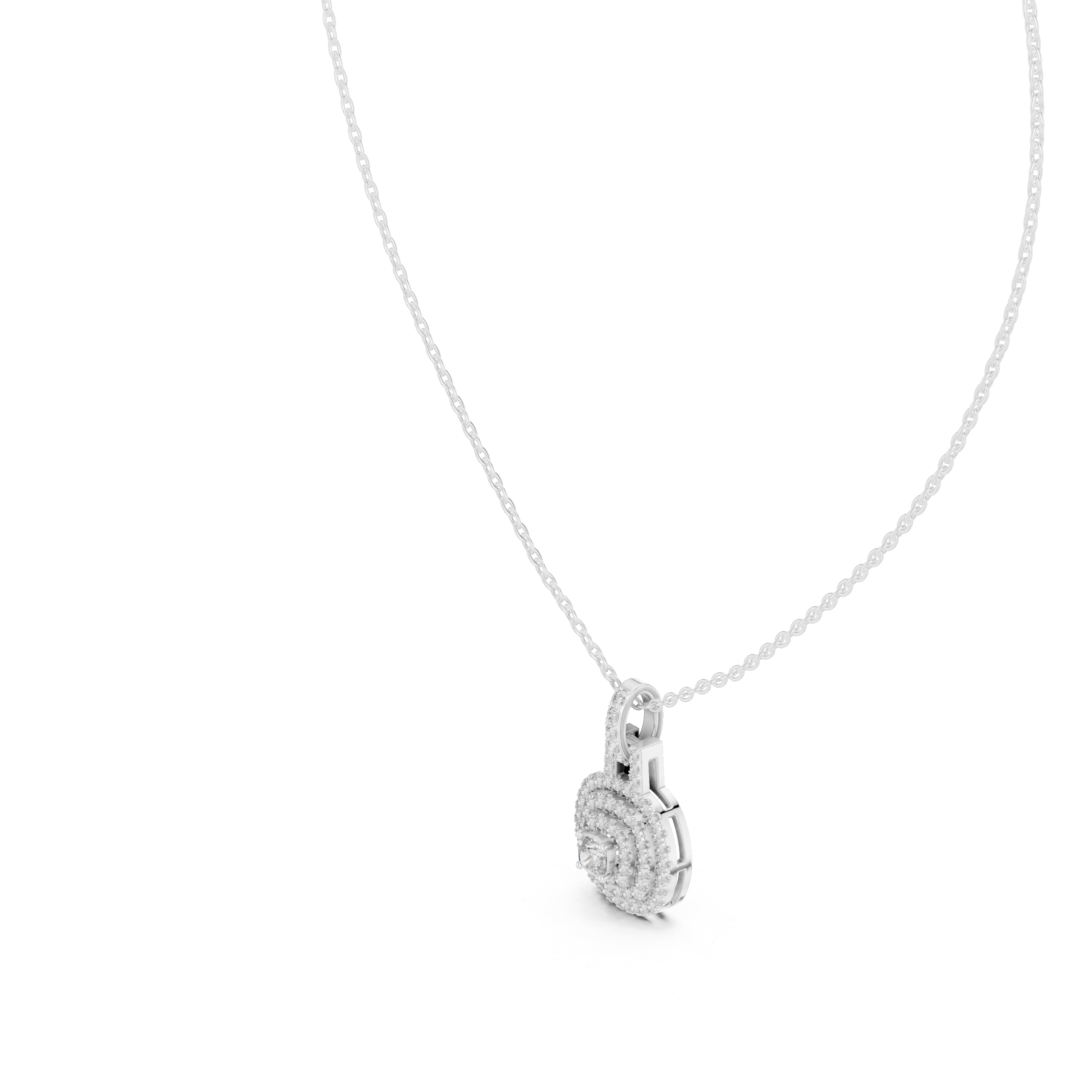 Fairy Dust lab grown diamond pendant