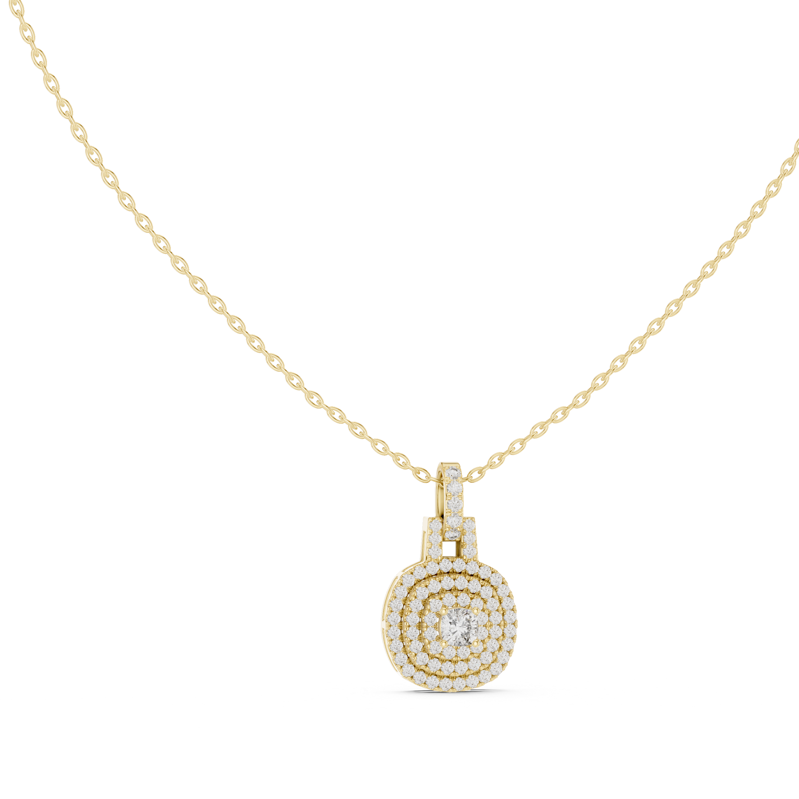 Fairy Dust lab grown diamond pendant