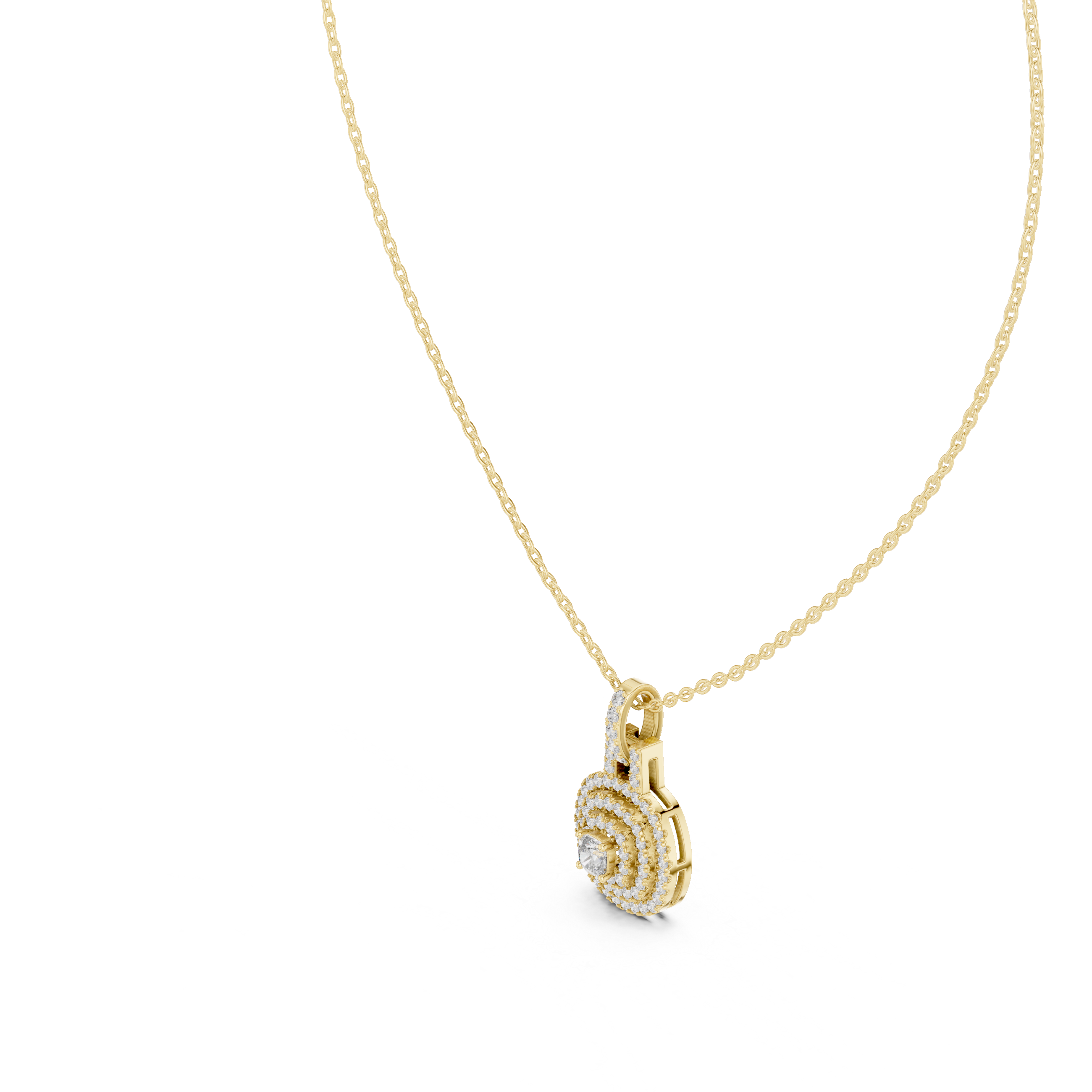 Fairy Dust lab grown diamond pendant