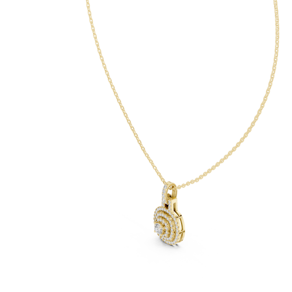 Fairy Dust lab grown diamond pendant