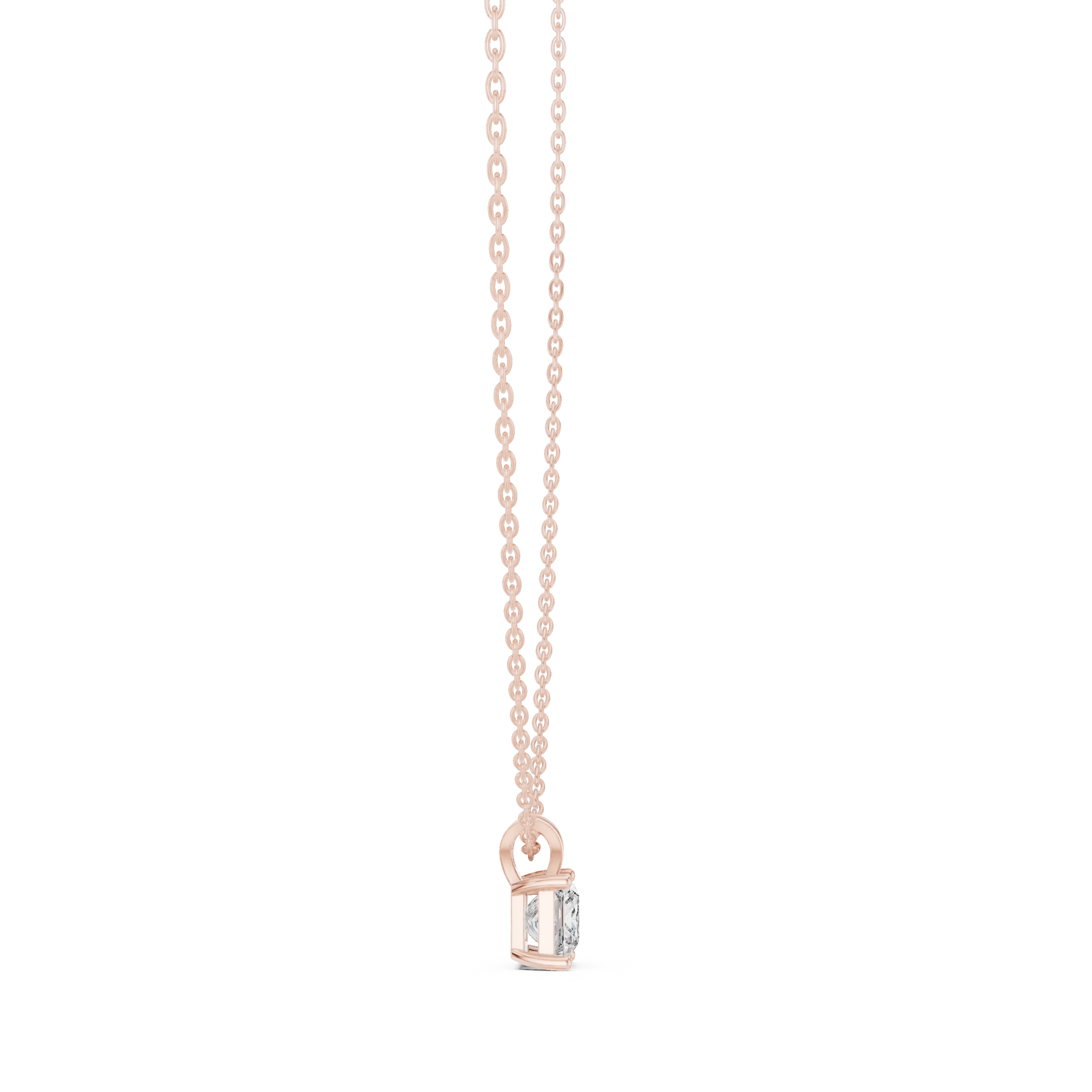 Bold Move lab grown diamond pendant