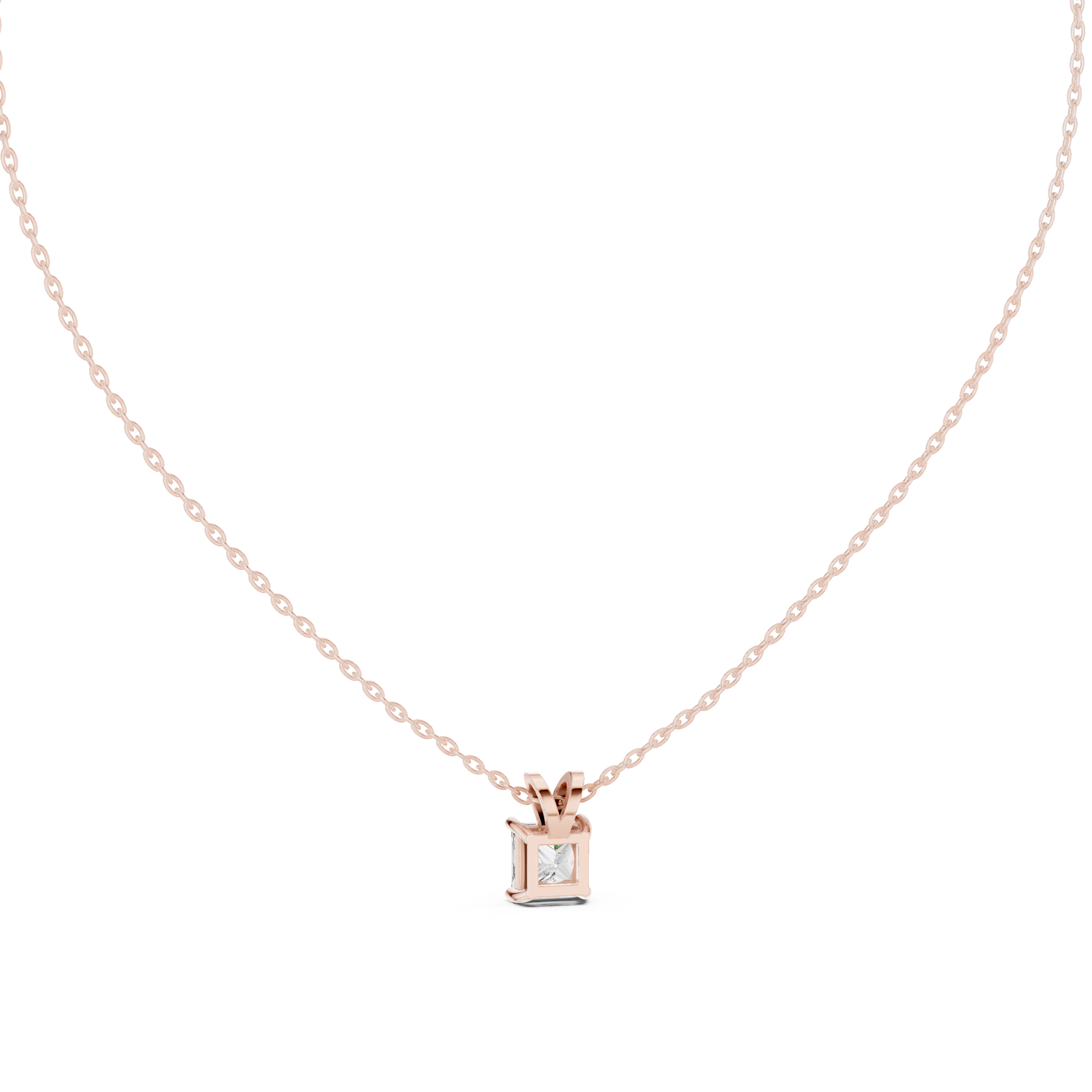 Bold Move lab grown diamond pendant