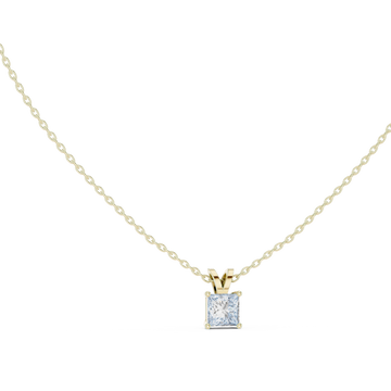 Bold Move lab grown diamond pendant